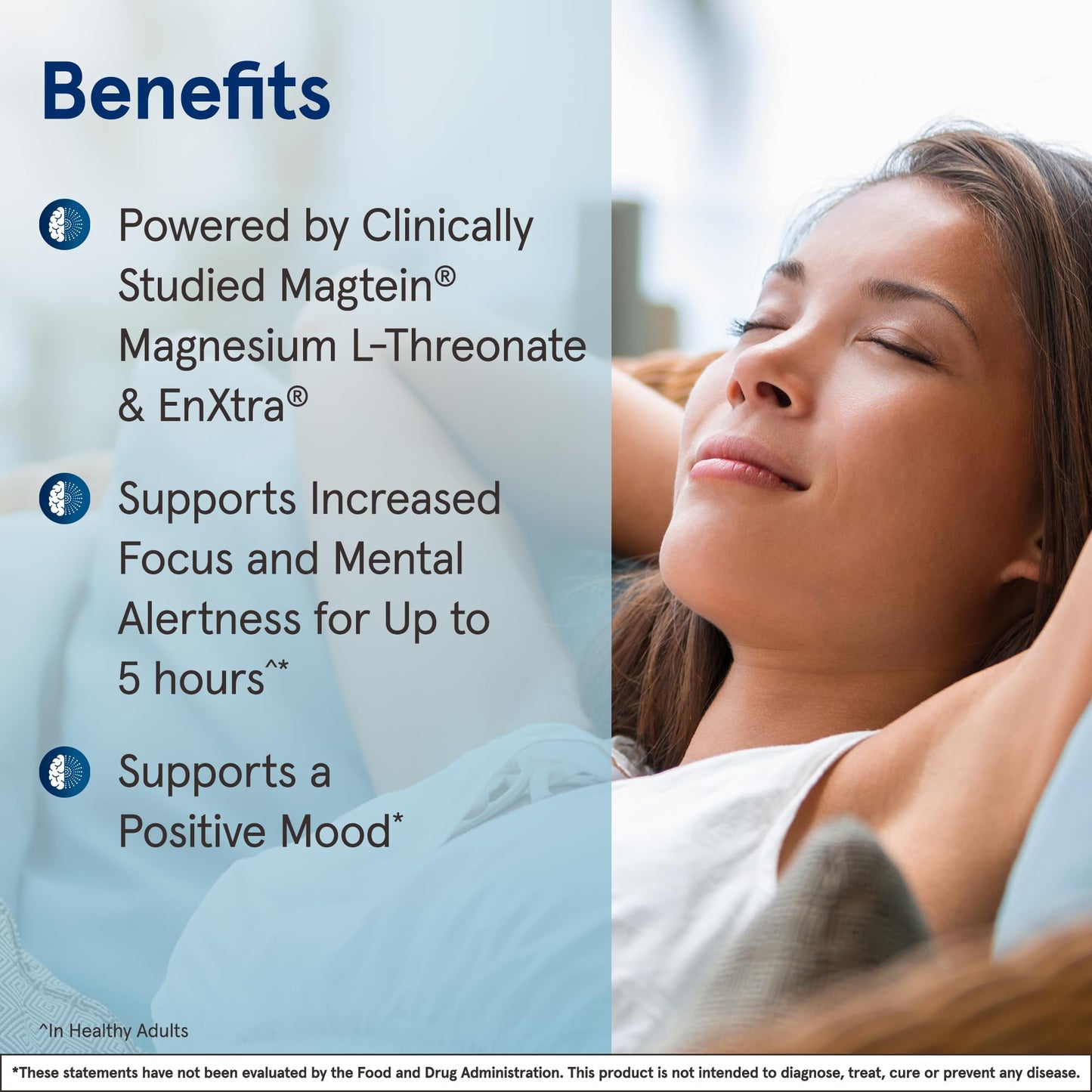 Jarrow Formulas Magnesium L-Threonate Brain Supplements, Productivity, 60 Capsules