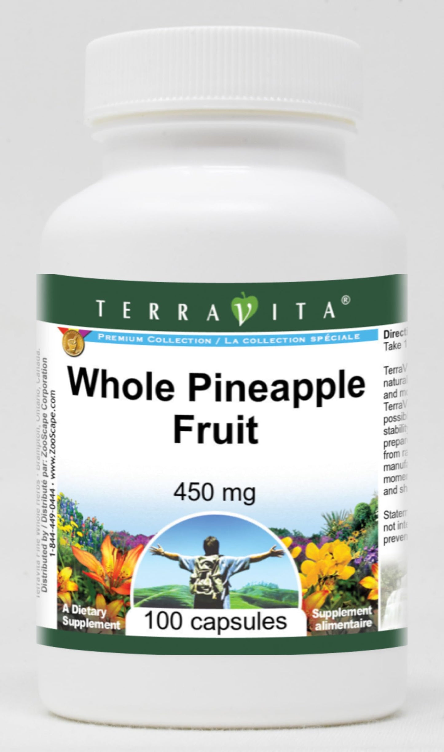 Terravita Whole Pineapple Fruit Capsule 300 Count
