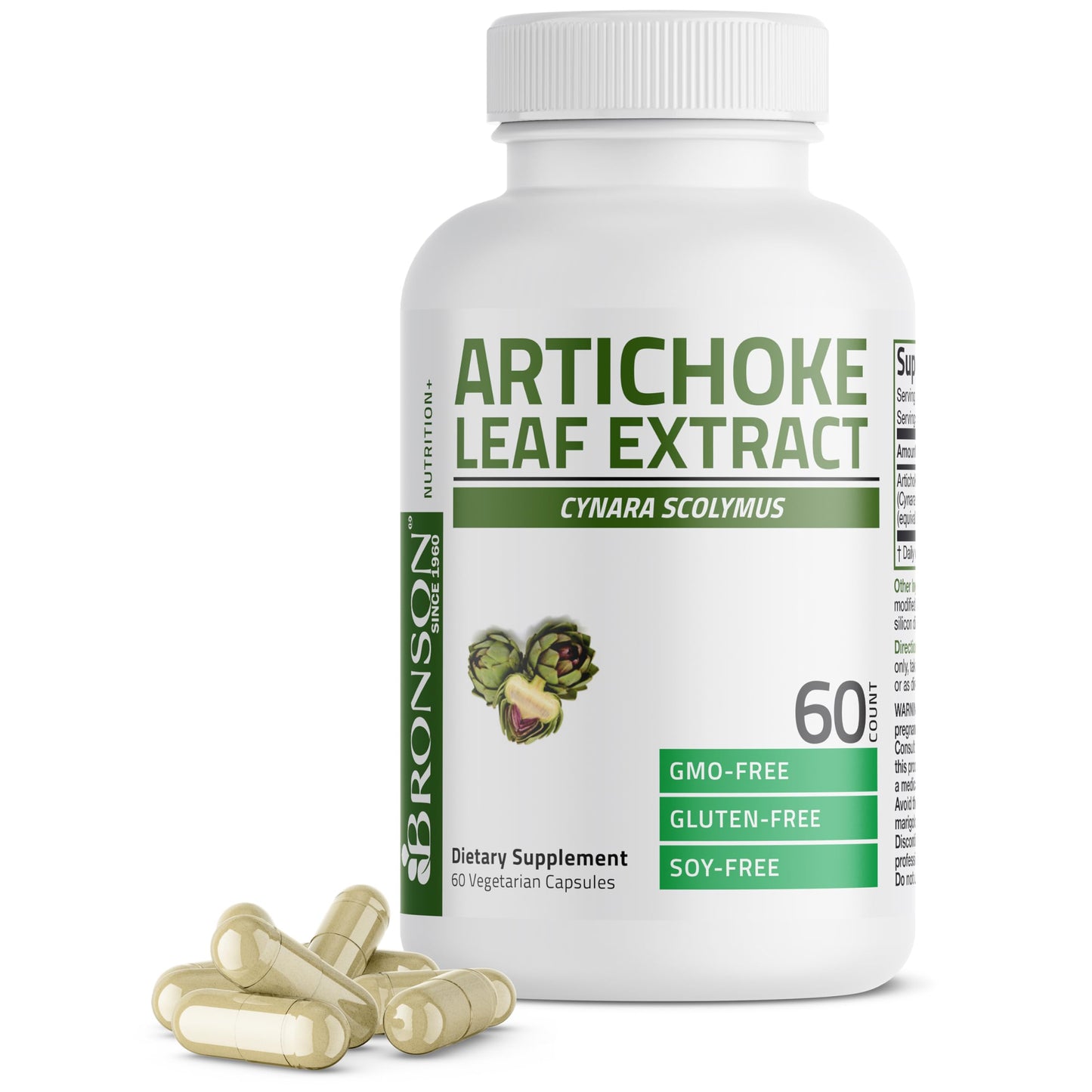 Bronson Artichoke Leaf Extra Strength 60 Capsules