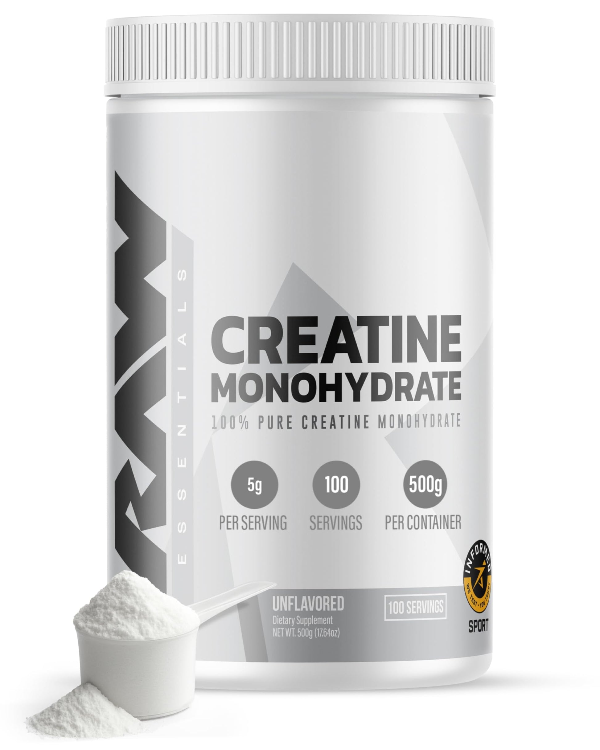 RAW Creatine Monohydrate Powder 17.64