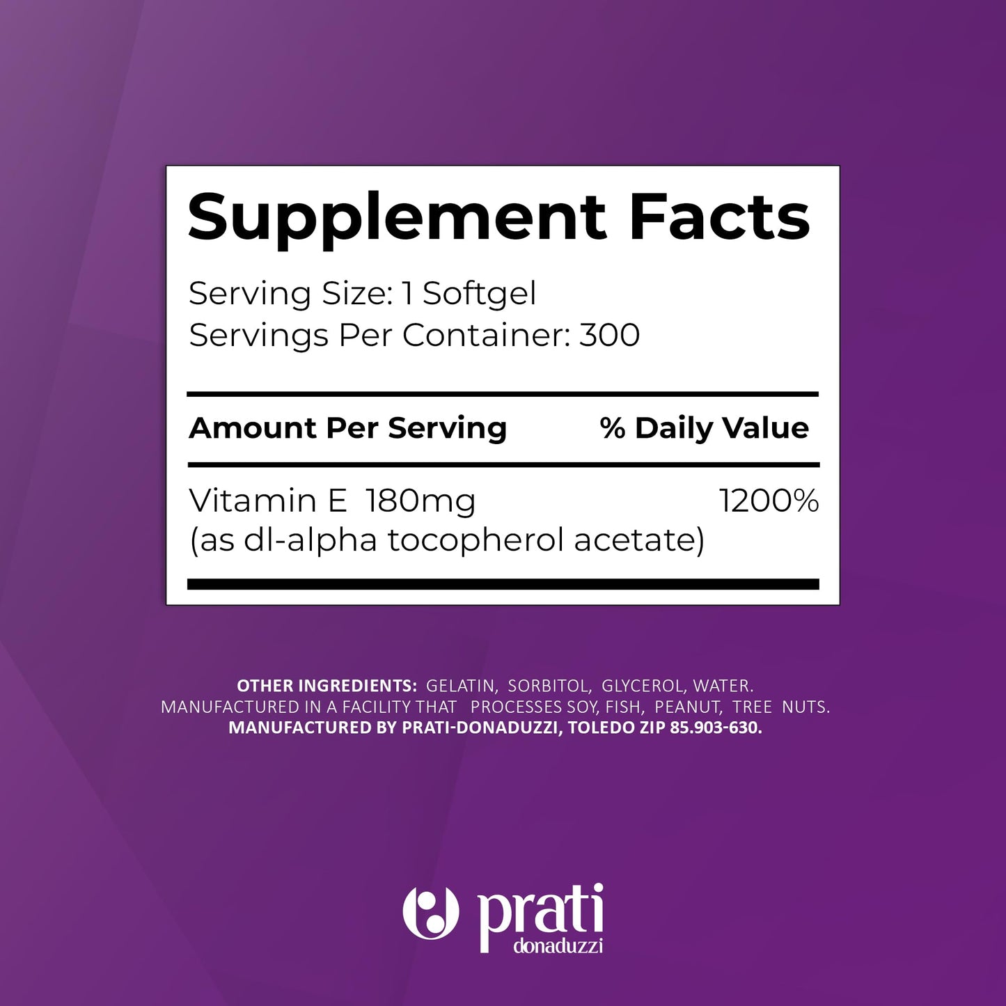 Prati Donaduzzi Vitamin E 400 IU Softgel 300