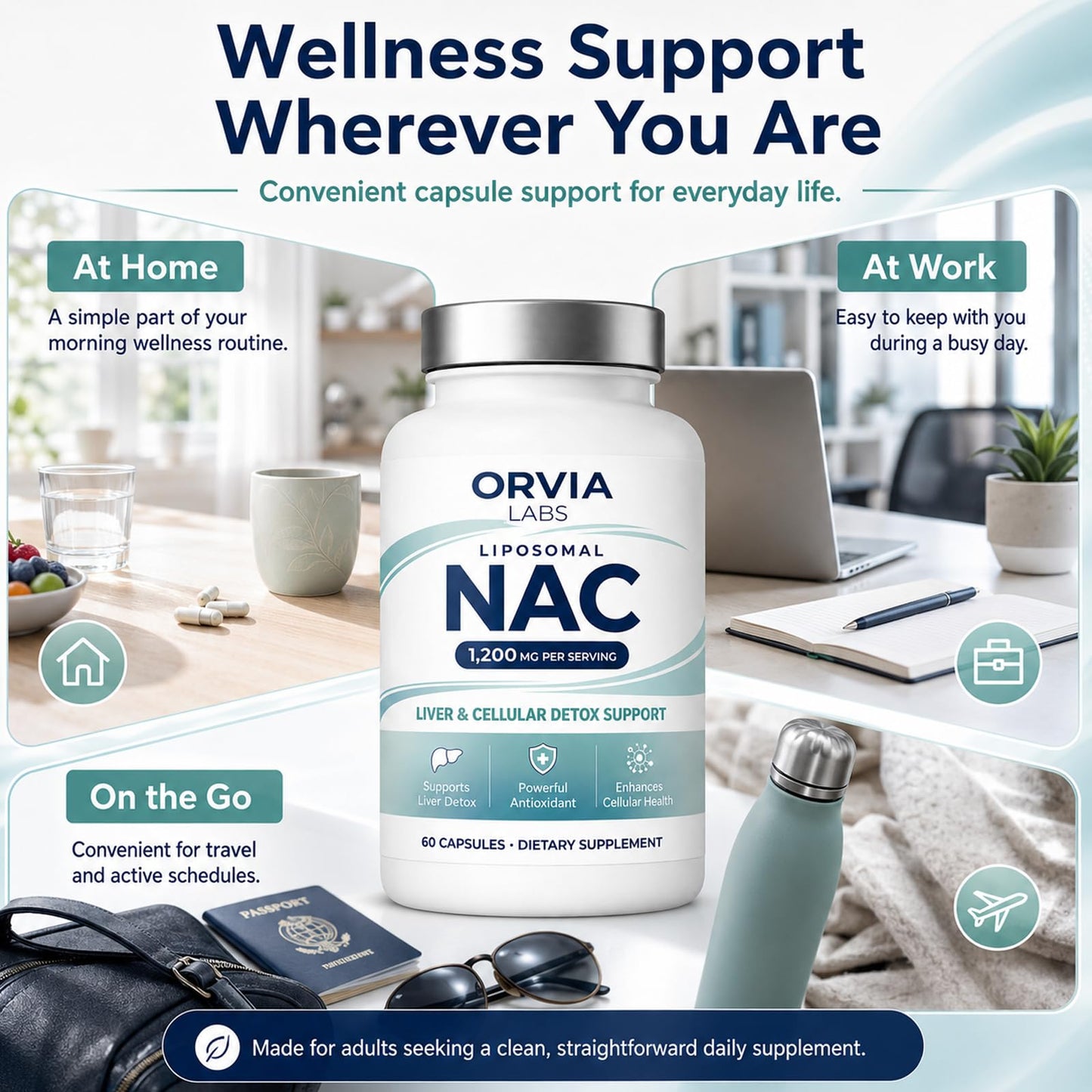 Hyuikiu Liposomal NAC Supplement Capsule 60 Capsules