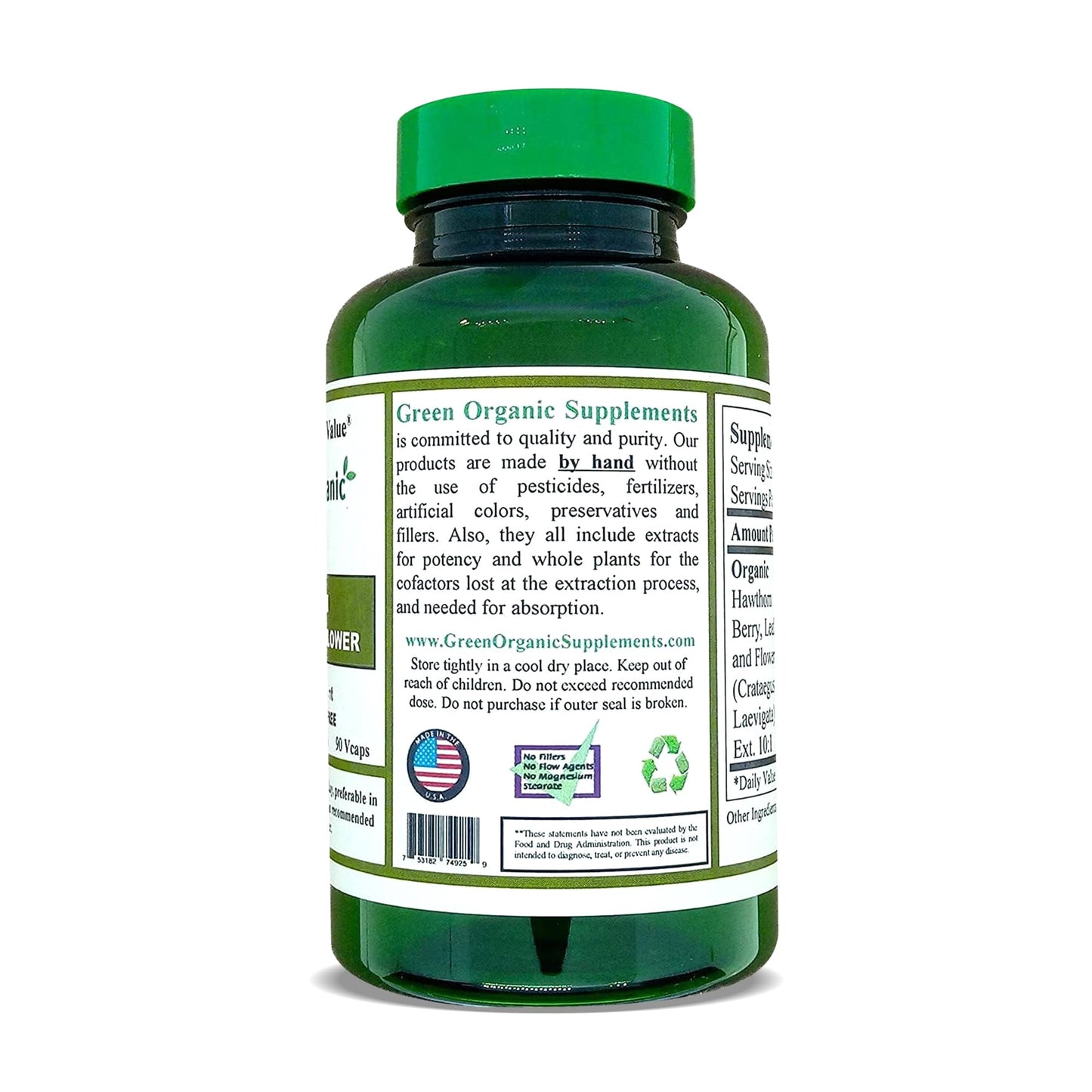 Green Organic Supplements Lyme Disease Teasel Root Capsule 90 Count