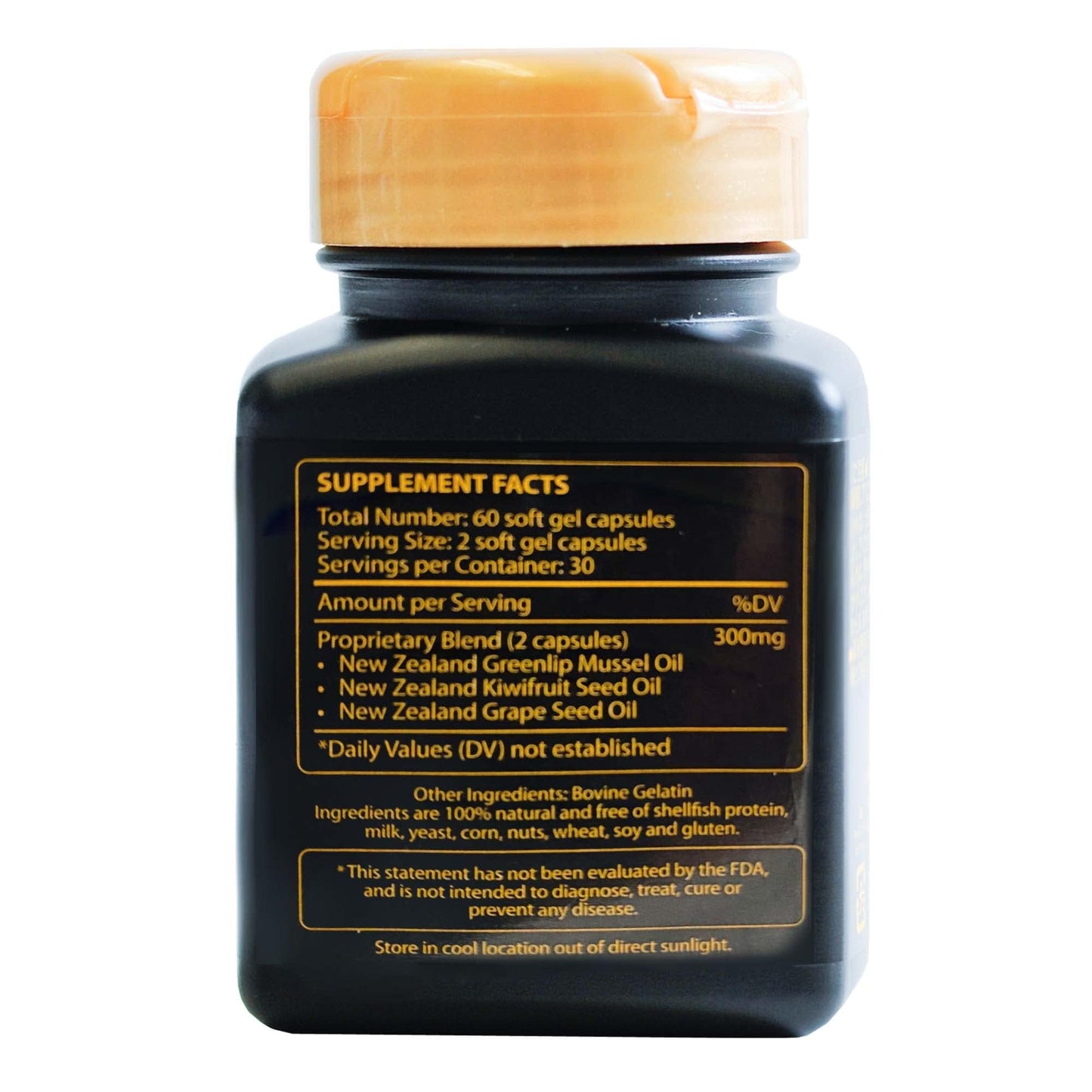 Moxxor Omega 3 New Zealand Green Lipped Mussel Oil Capsules, 1800