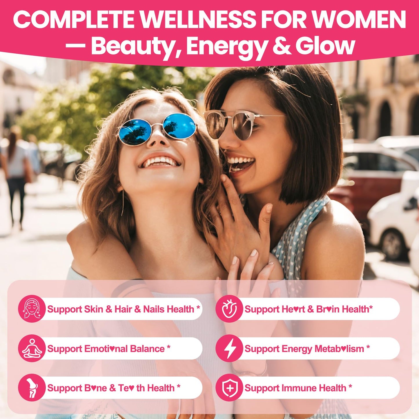 BSSTABBON Organic Women's Multivitamin Gummies 120 Count