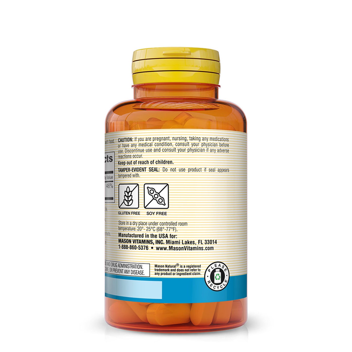 Mason Natural Calcium 600 mg Tablets, 60 Tablets