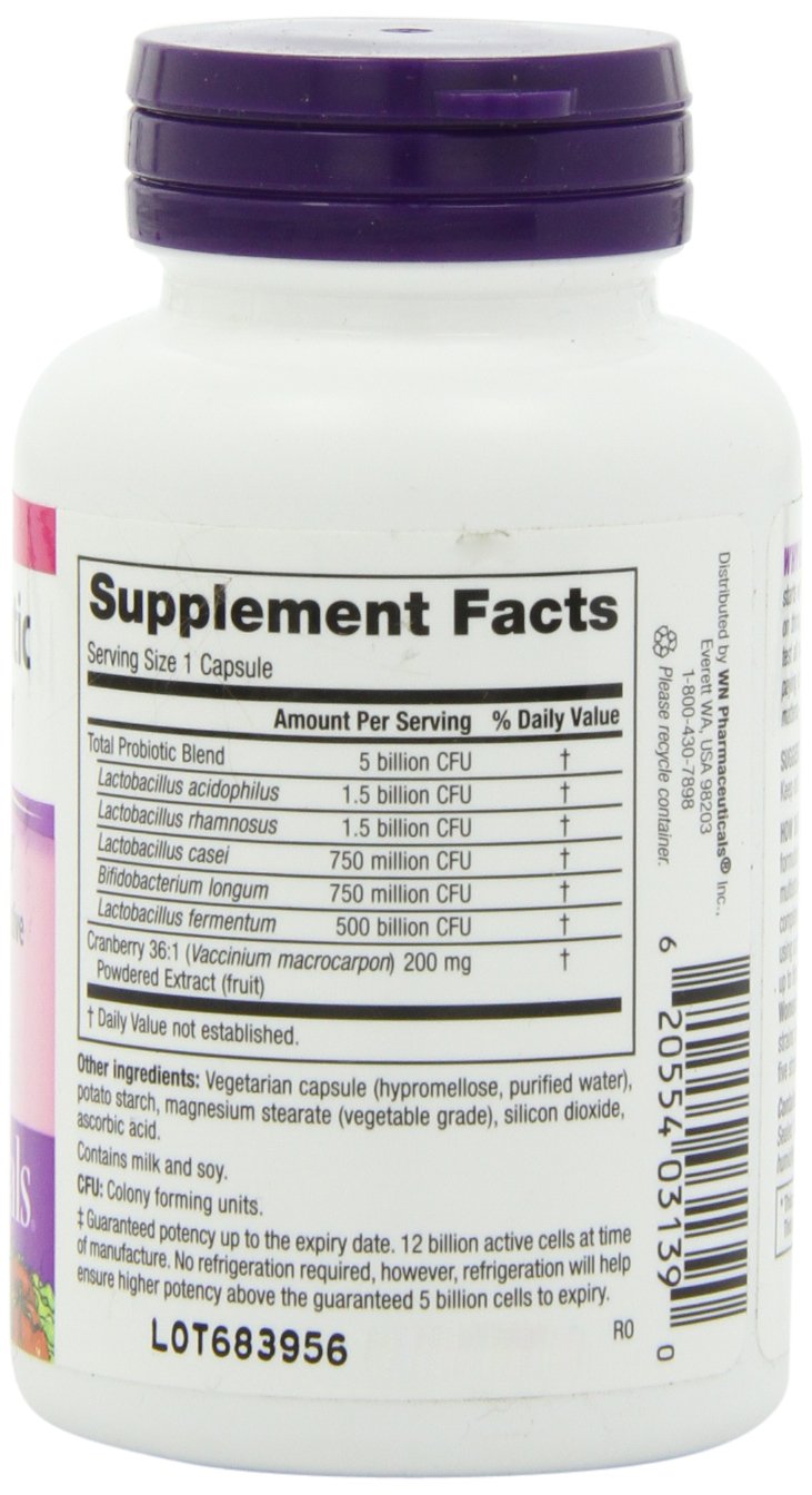 Webber Naturals Women’s Probiotic Capsule, 45 Count