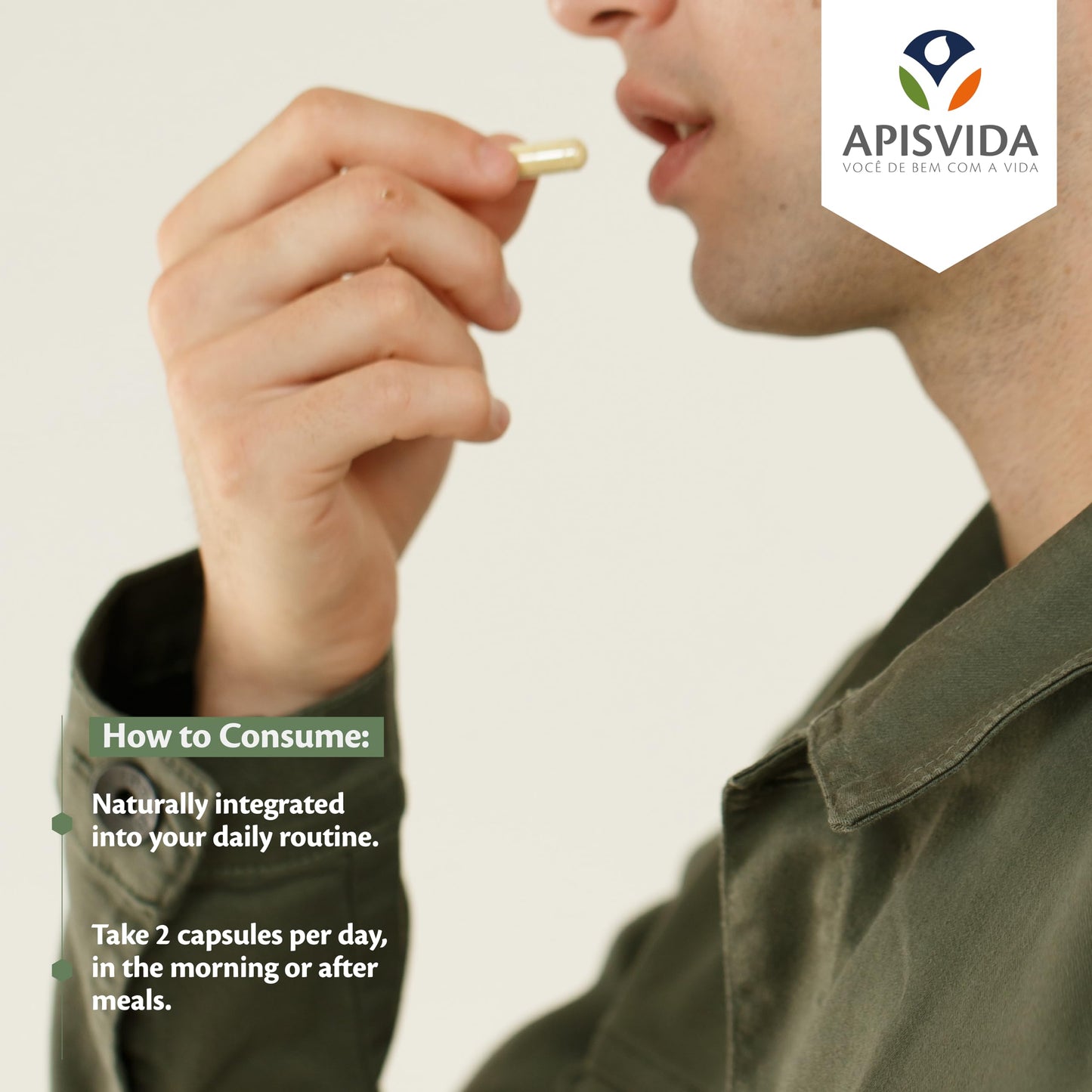 APIS VIDA Green Propolis Extract Capsules 120 Capsules