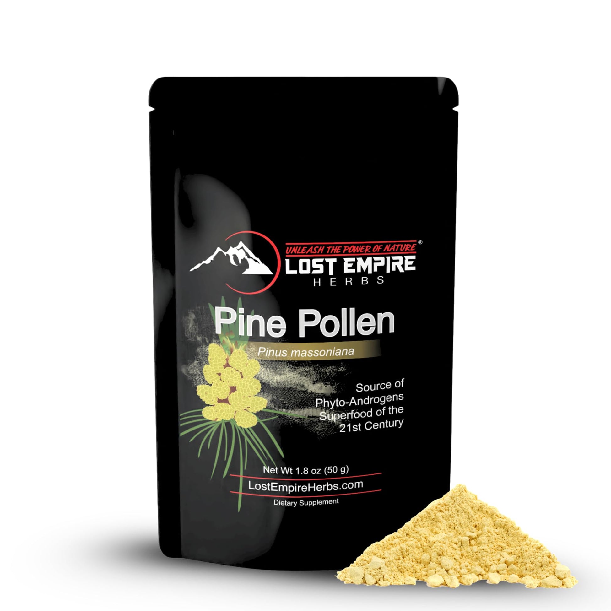 Lost Empire Herbs Pine Pollen Powder 1.8 Ounce