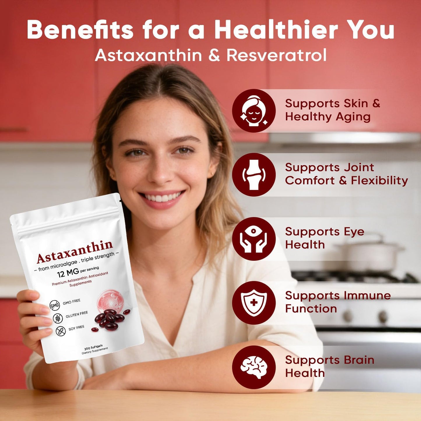 VSXAZ Astaxanthin 12mg Softgels 200