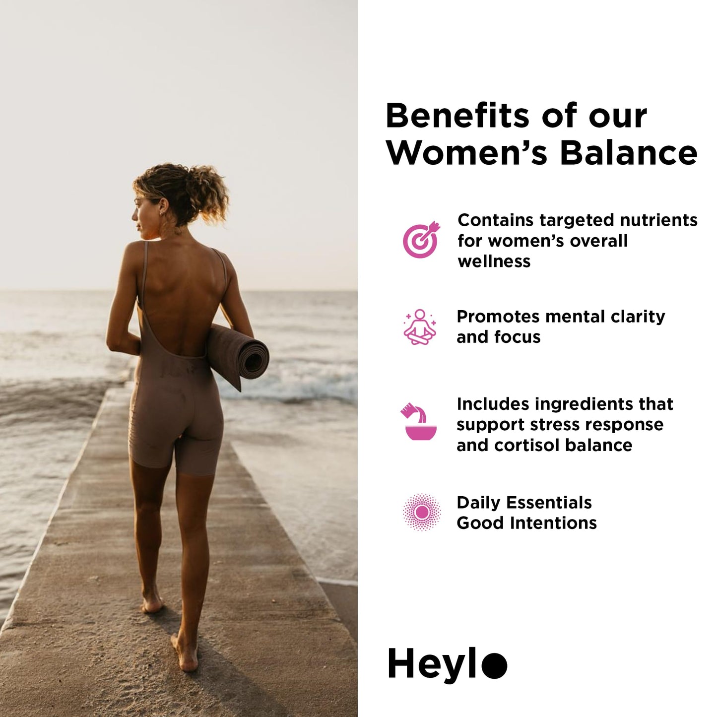 Heylo Health Women’s Hormone Balance Support Capsules, 60 Capsules