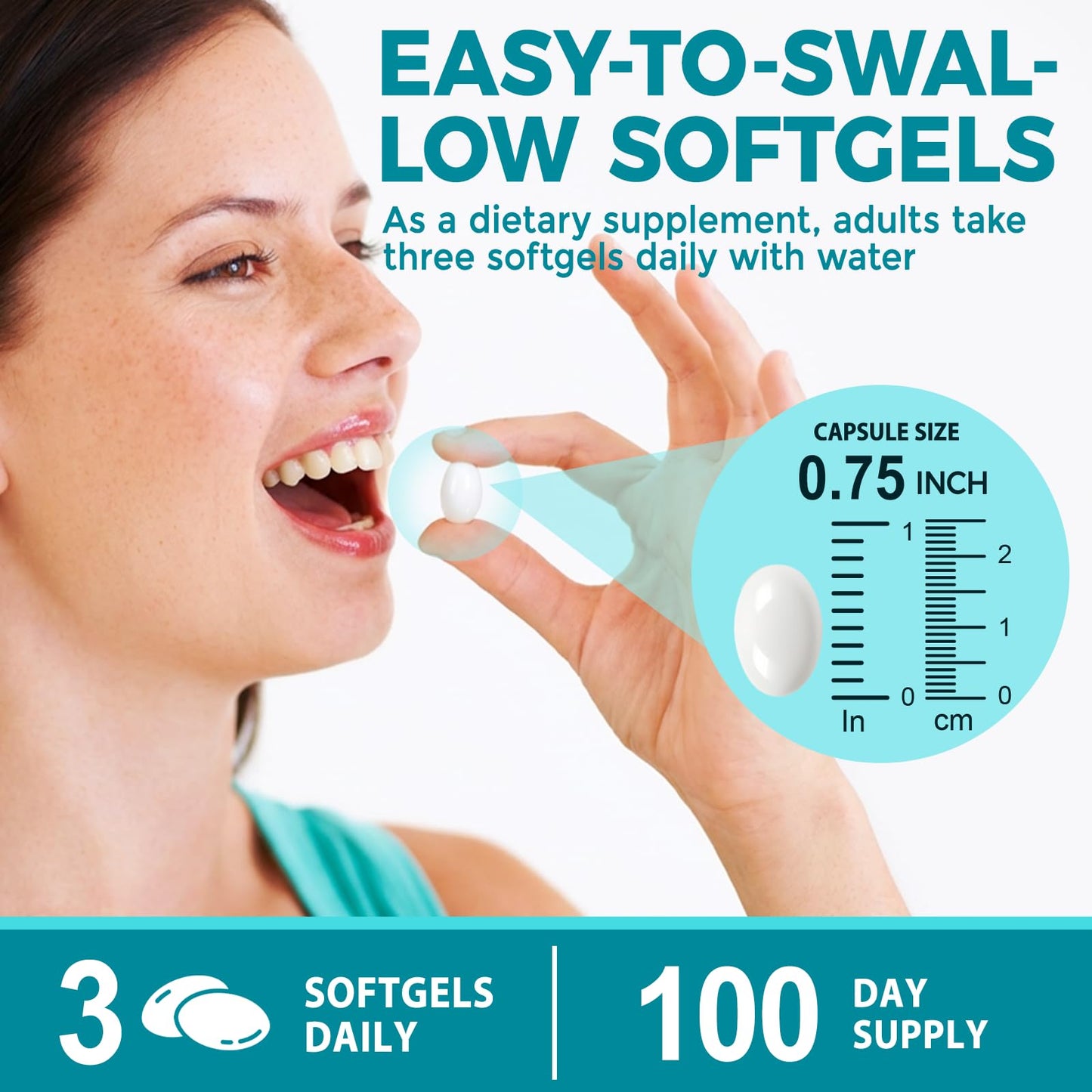 FANSHI NAC Complex with NAD+ & MCT Oil Softgels, 300 Softgels