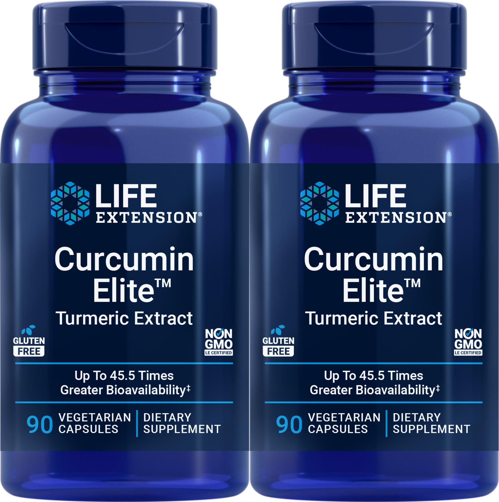 Life Extension Curcumin Elite Turmeric Extract 180 Capsules