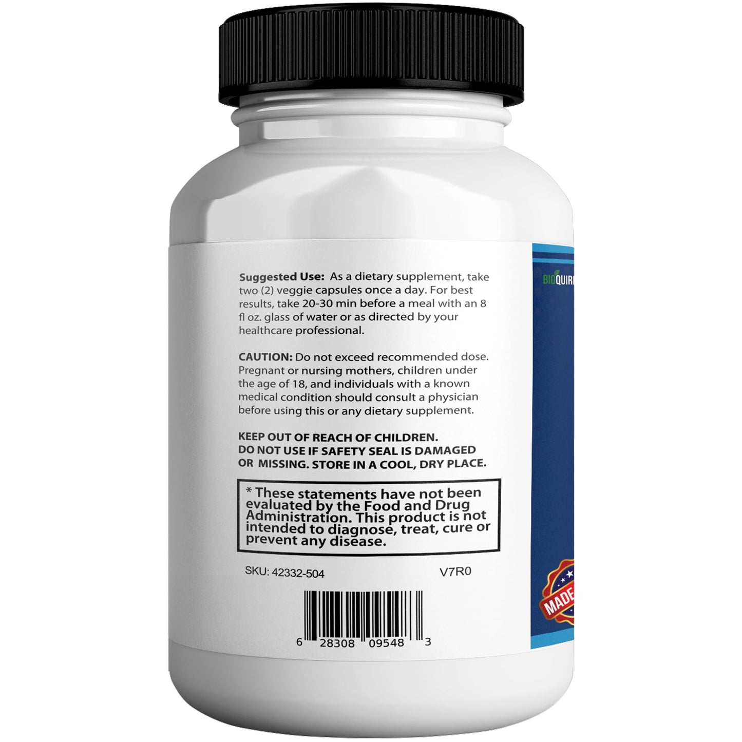 BIOQUIRE ProstaPure Advance Max Extra Strength Prostate Health Support Supplement Capsules 120