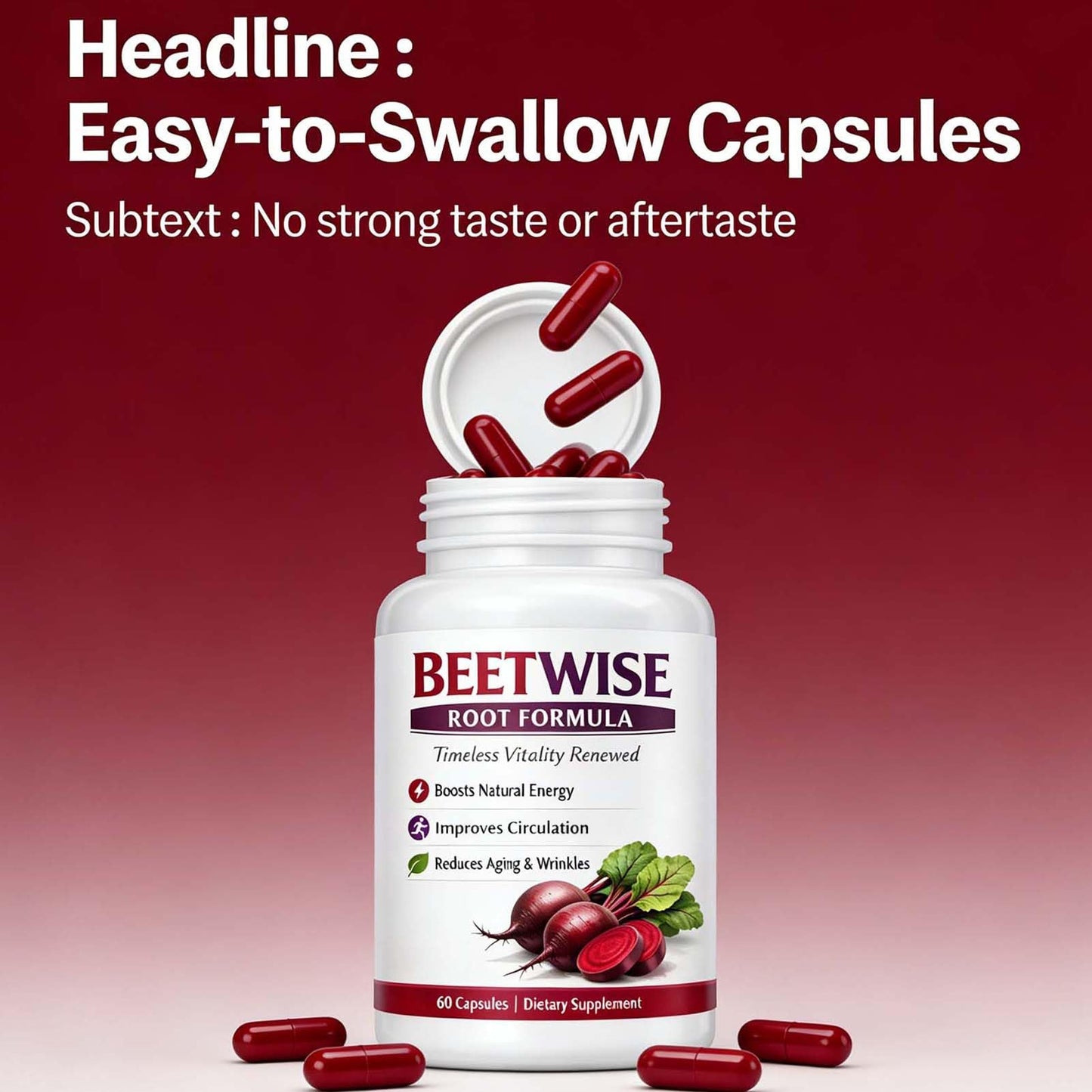 Tufonra Beetwise Root Formula 60 Capsules