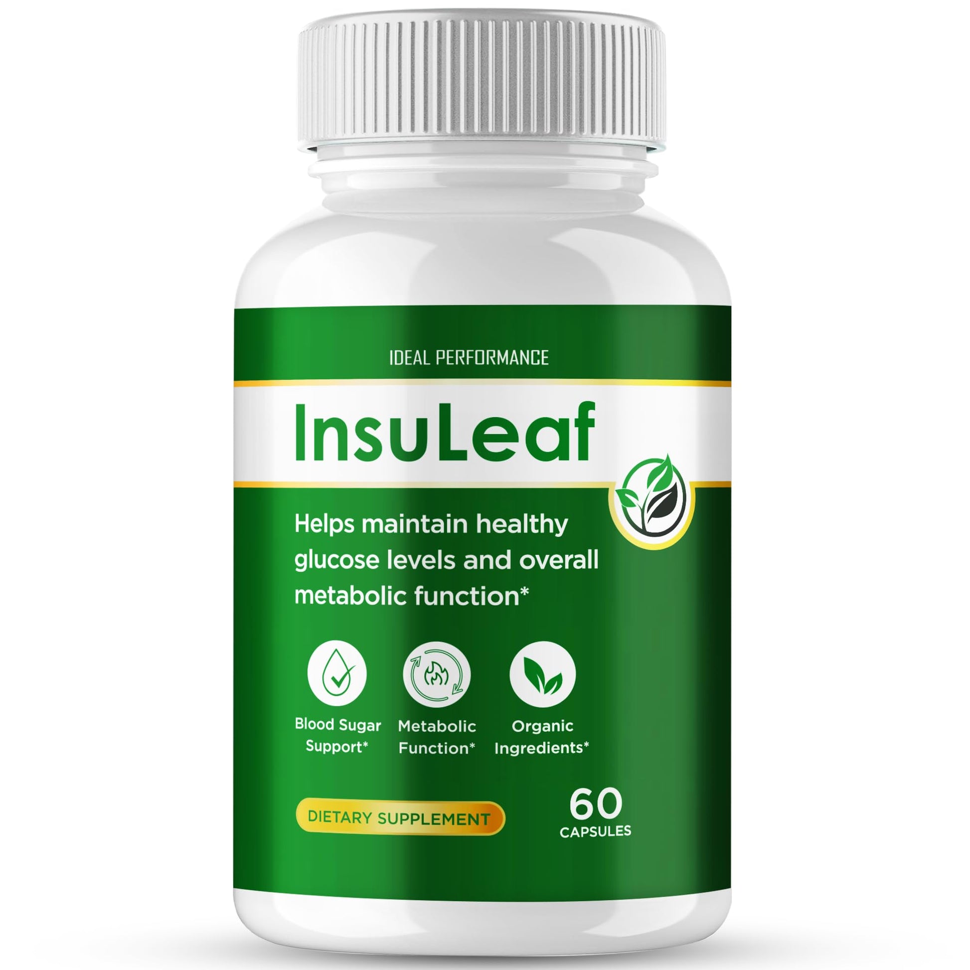 IDEAL PERFORMANCE Insuleaf Capsules, 60 Count