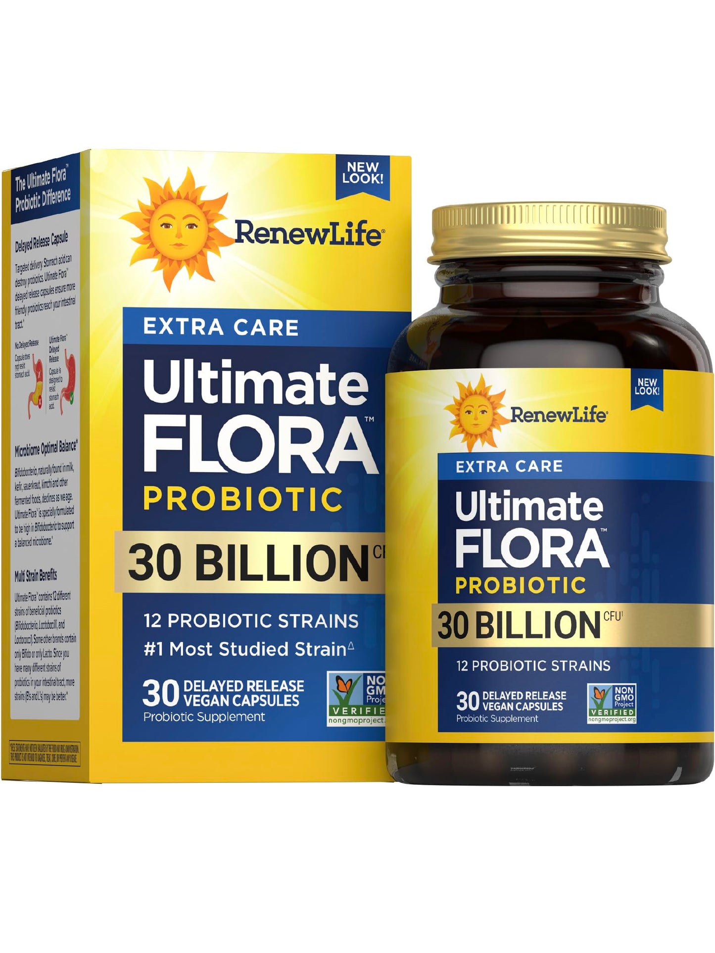 Renew Life Extra Care Digestive Probiotic Capsules 30 Count