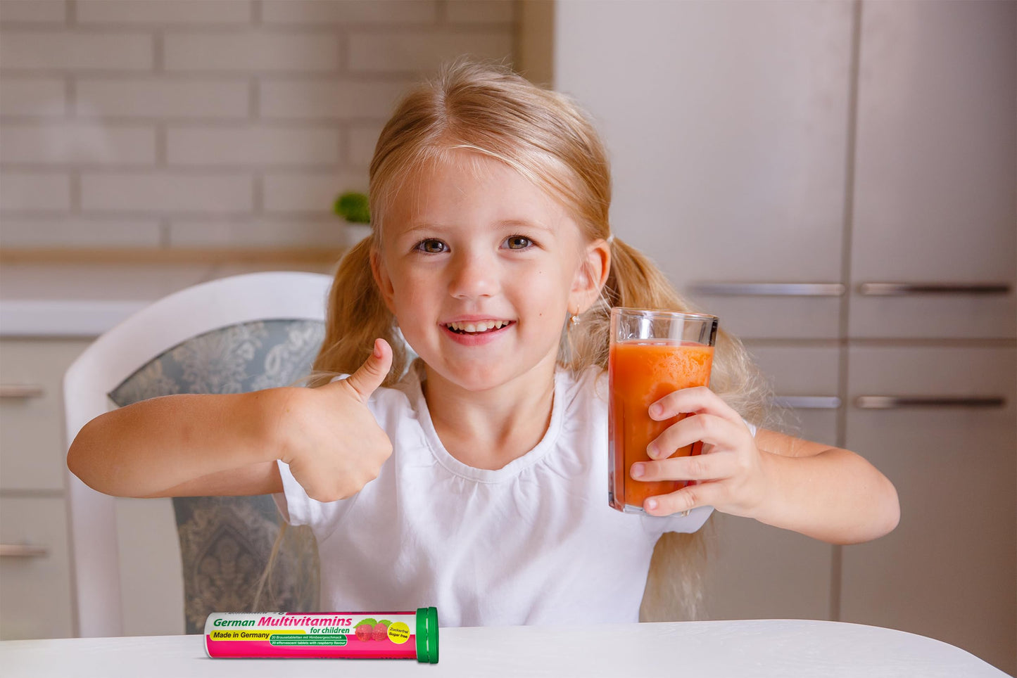 T&D German Multivitamin for Children 8 Vitamins Tablets 40 Count