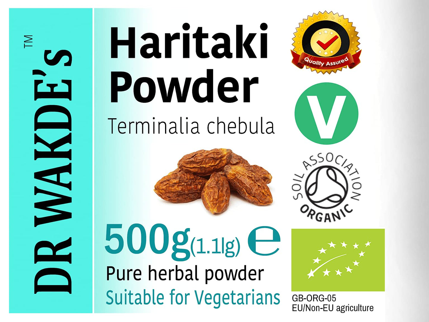 DR WAKDE's Organic Haritaki Powder, 1,000 oz