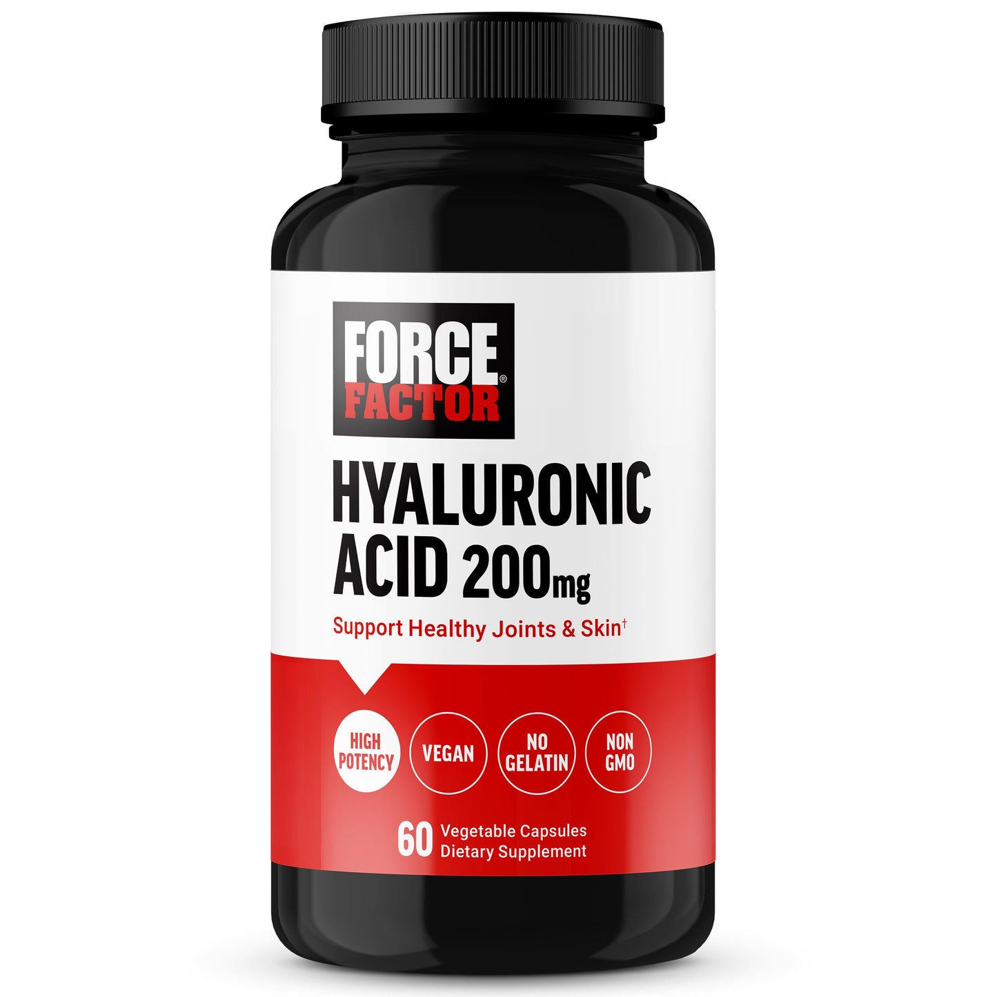 Force Factor Hyaluronic Acid Capsules, 60 Count