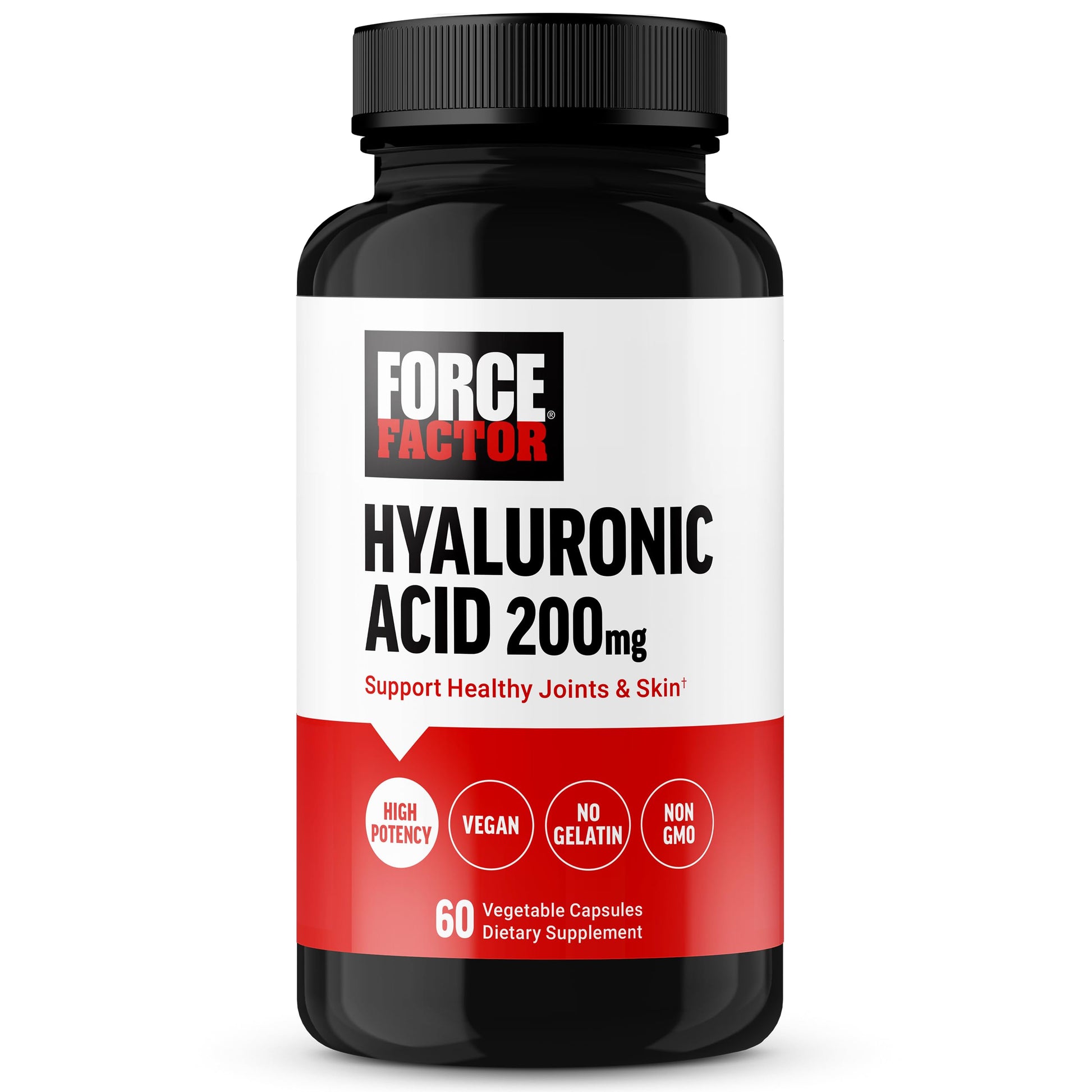 Force Factor Hyaluronic Acid Capsules, 60 Count