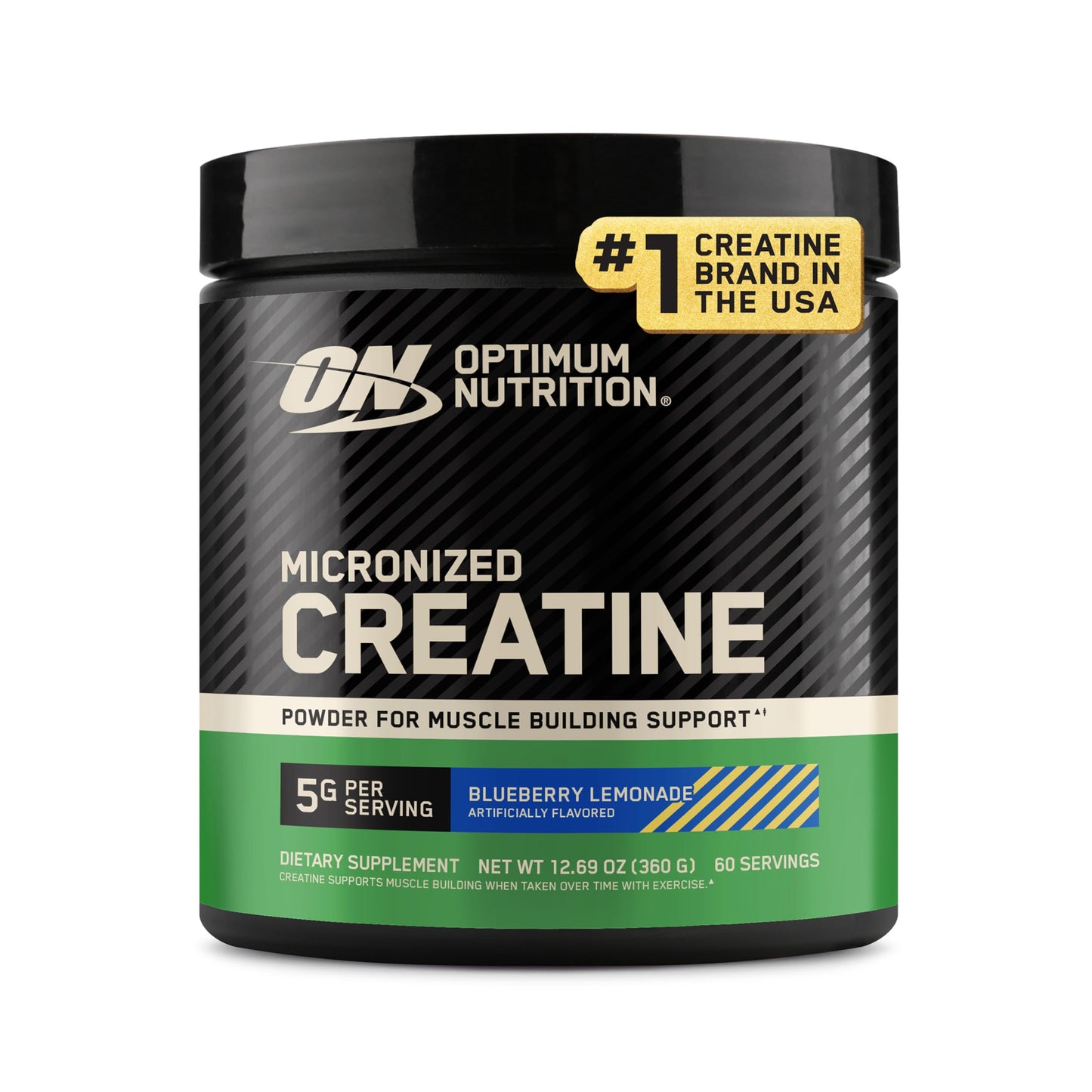 Optimum Nutrition Micronized Creatine Monohydrate Powder, 60 Servings, 360 Grams