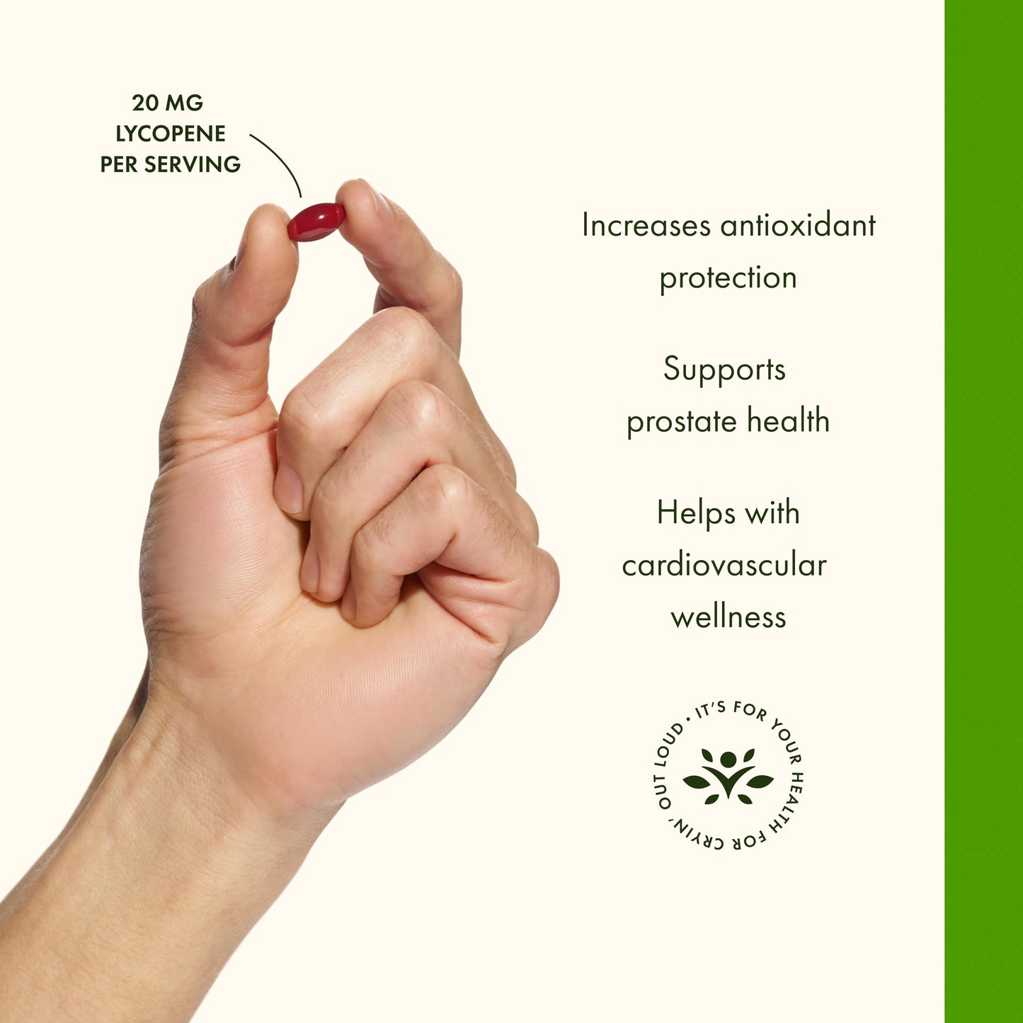 Swanson Lycopene Prostate and Heart Health Antioxidant Supplement for Men Over 40 Supporting Blood Pressure in Normal Range Softgels 60