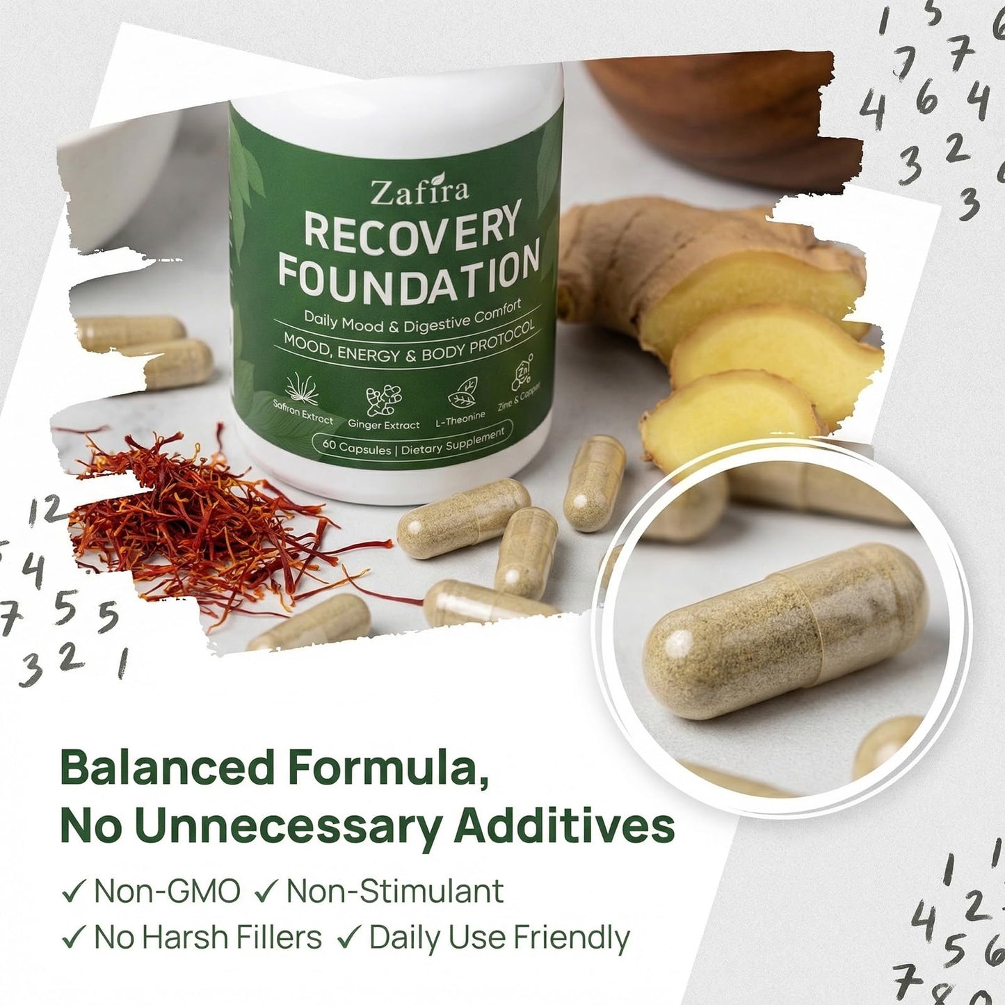 GLORAMD Zafira Recovery Foundation 60 Capsules