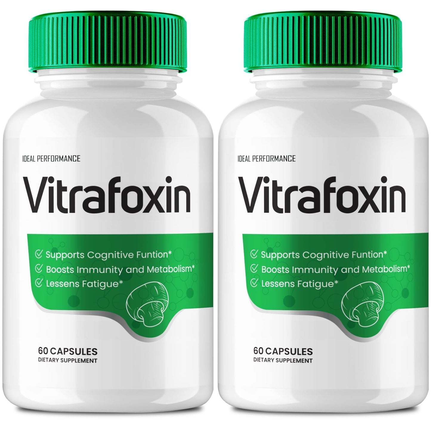 IDEAL PERFORMANCE Vitrafoxin Capsules, Nerve & Brain Health Support, 120 Capsules