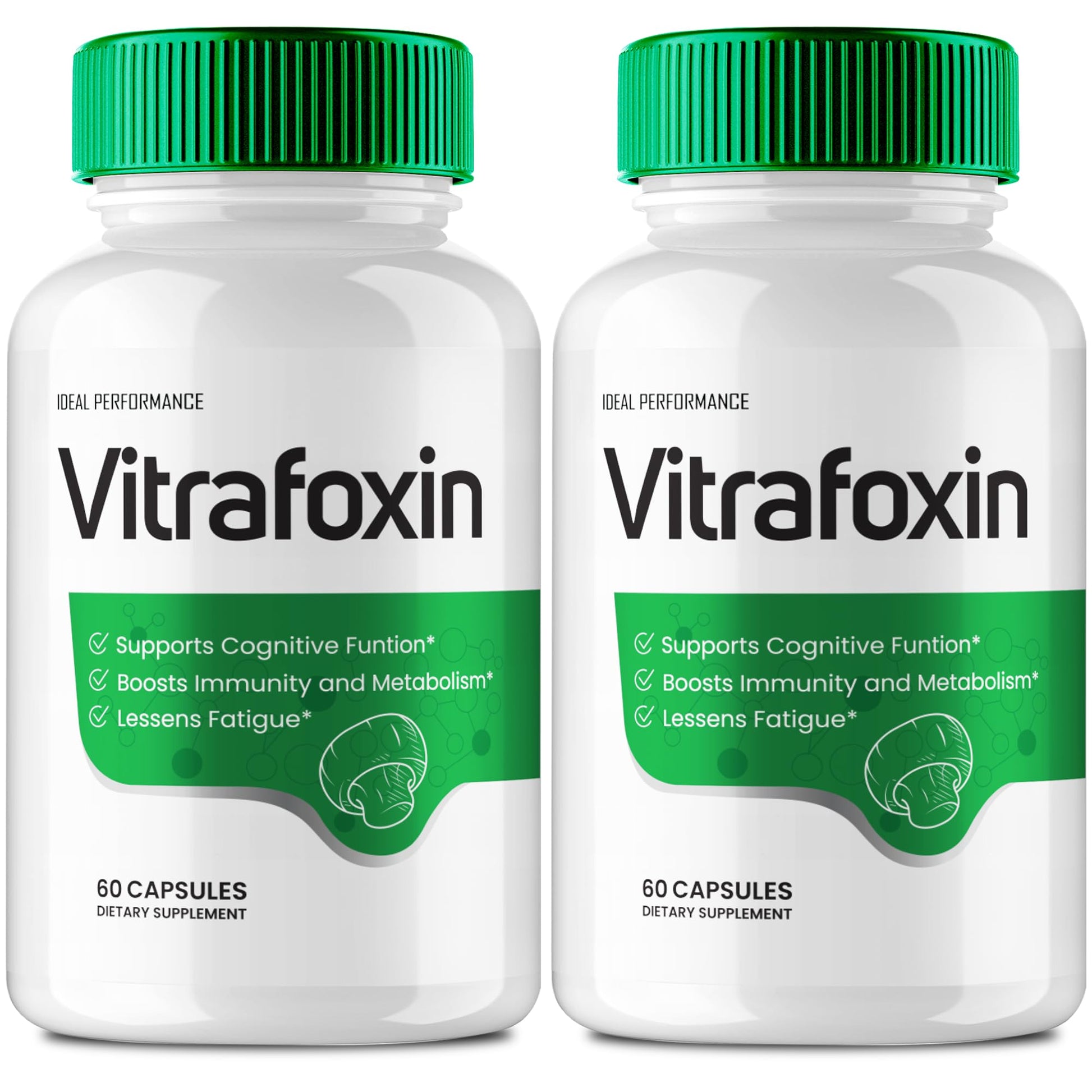 IDEAL PERFORMANCE Vitrafoxin Capsules, Nerve & Brain Health Support, 120 Capsules