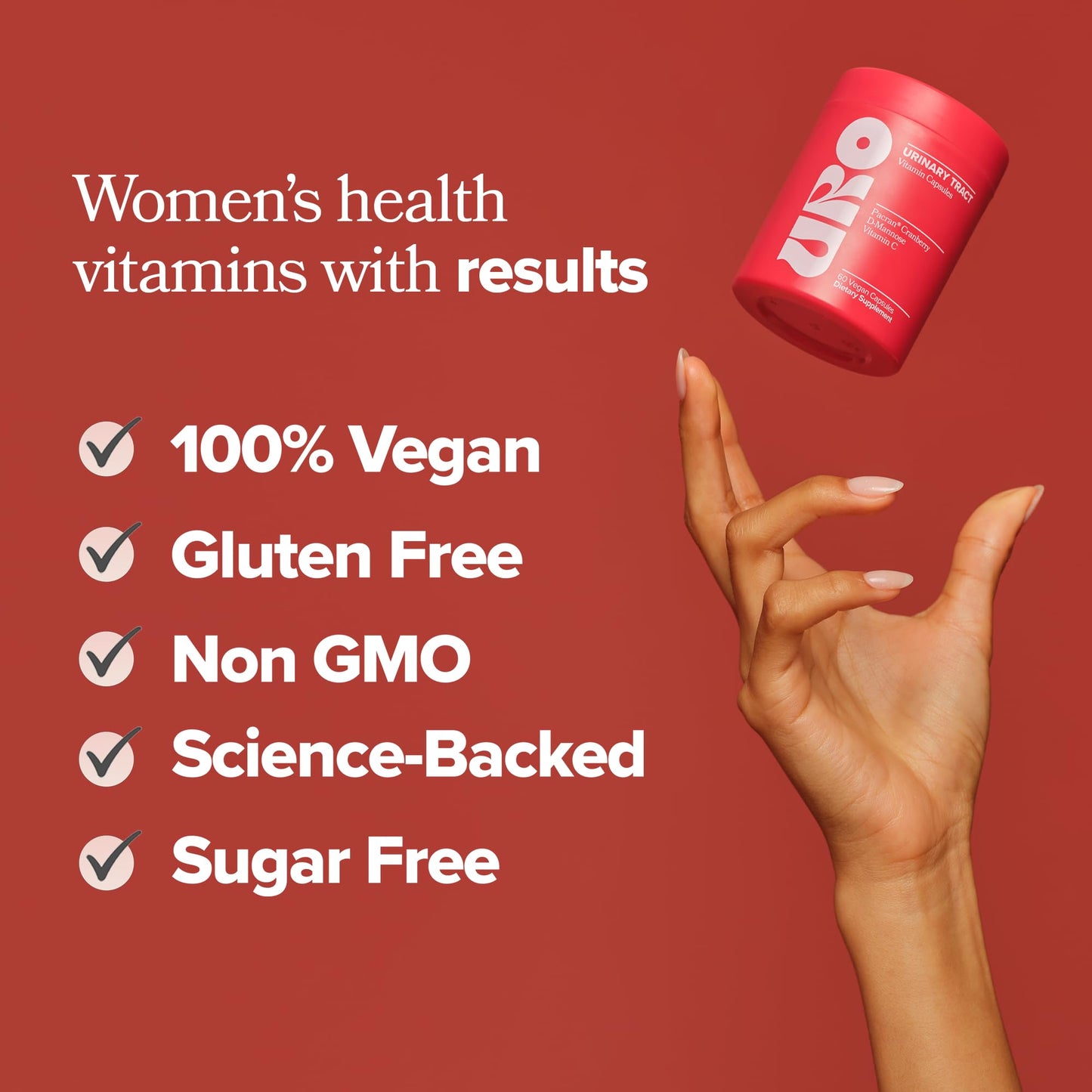 O Positiv URO Urinary Tract Health Supplement for Women Capsules 120