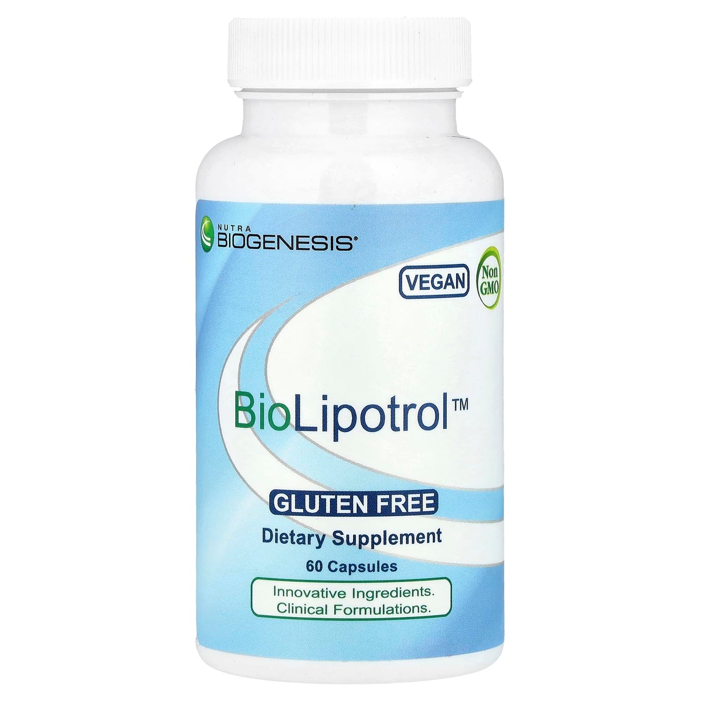 Nutra BioGenesis BioLipotrol Red Yeast Rice CoQ10 Niacin 60 Capsules