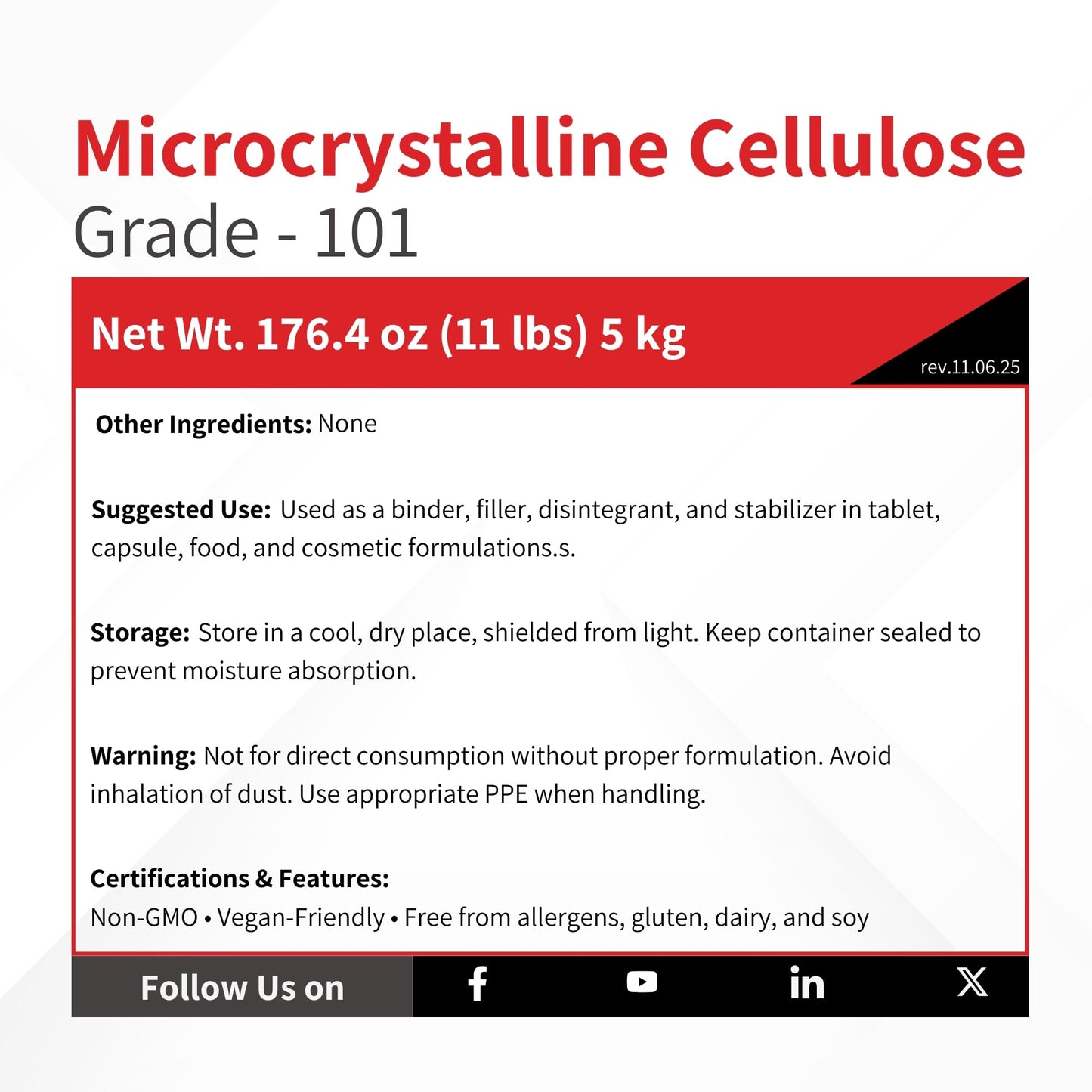 Vivion Microcrystalline Cellulose Powder 176.37