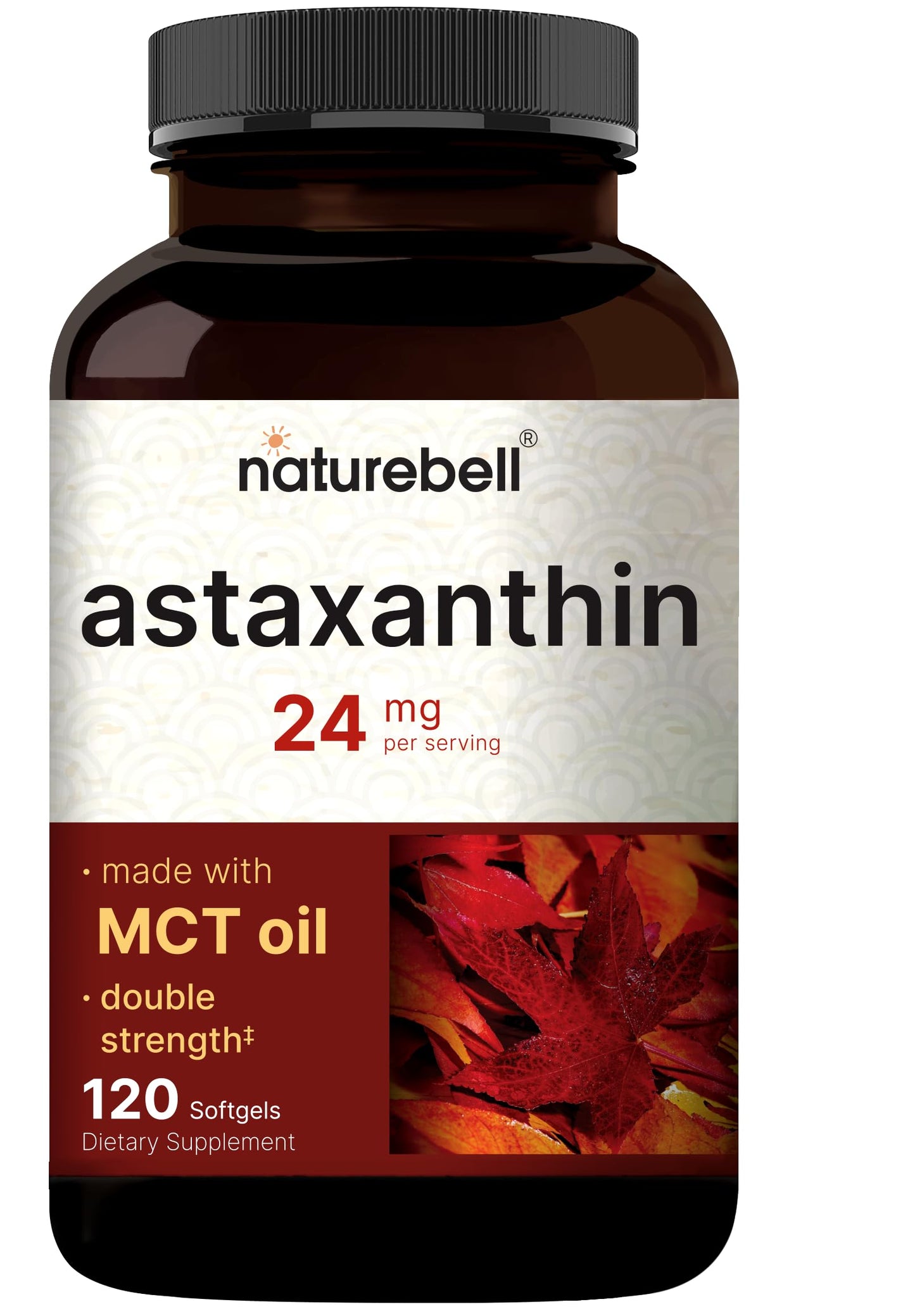 NatureBell Astaxanthin 24 mg Softgels, 120 Count