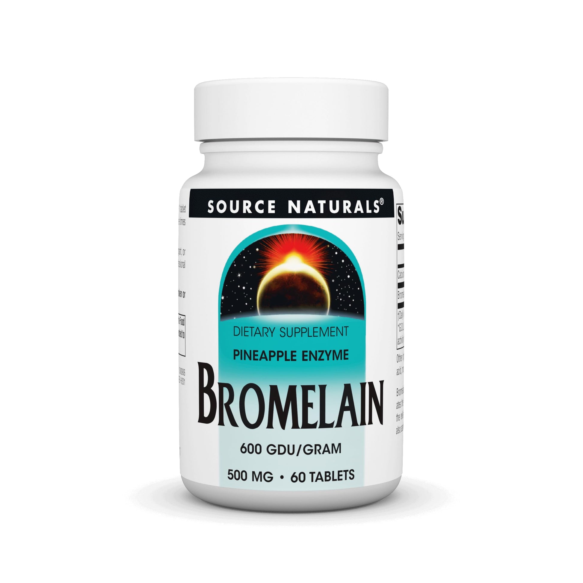 Source Naturals Bromelain 500mg Proteolytic Enzyme Supplement Tablets 60 Count