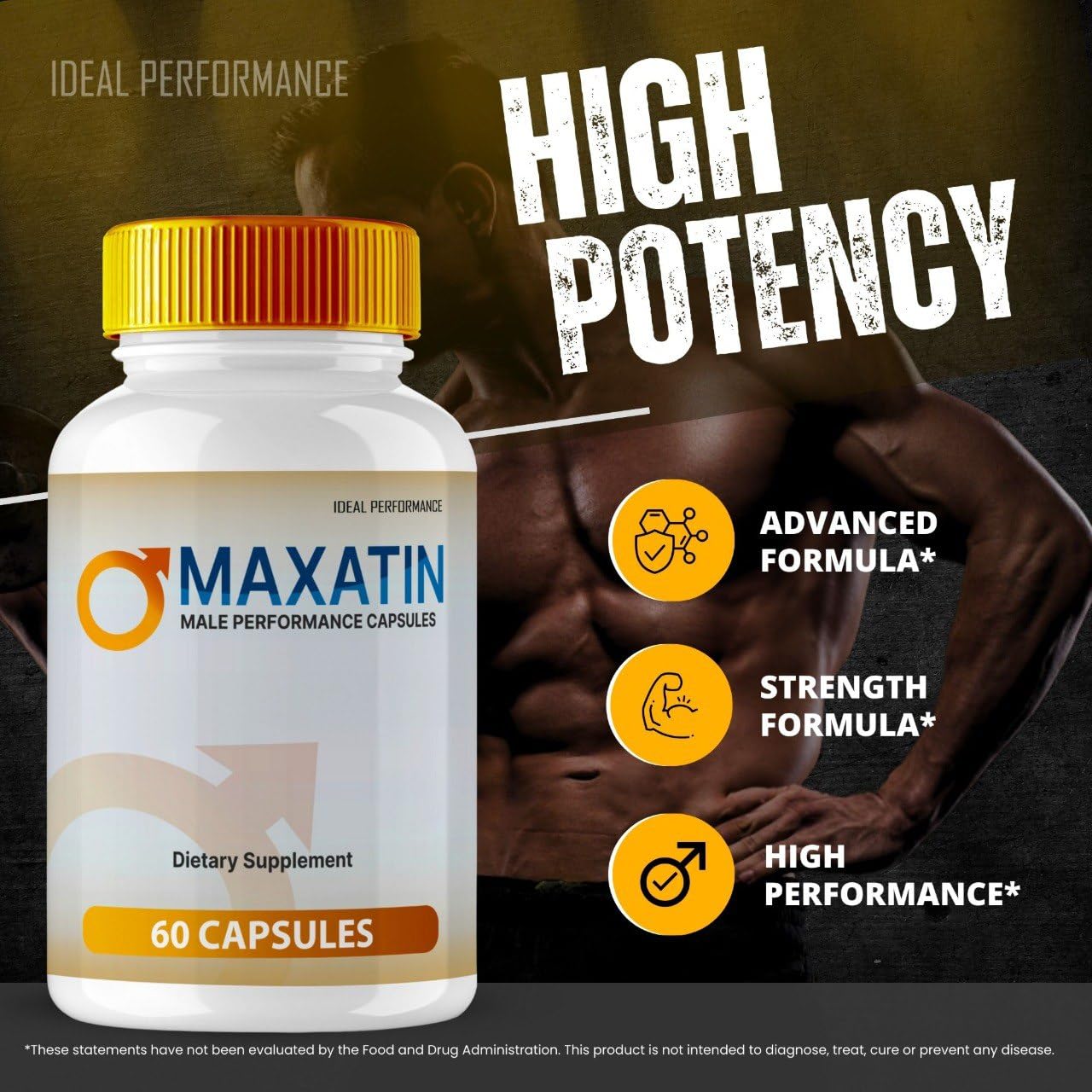IDEAL PERFORMANCE Maxatin Capsules 60 Capsules