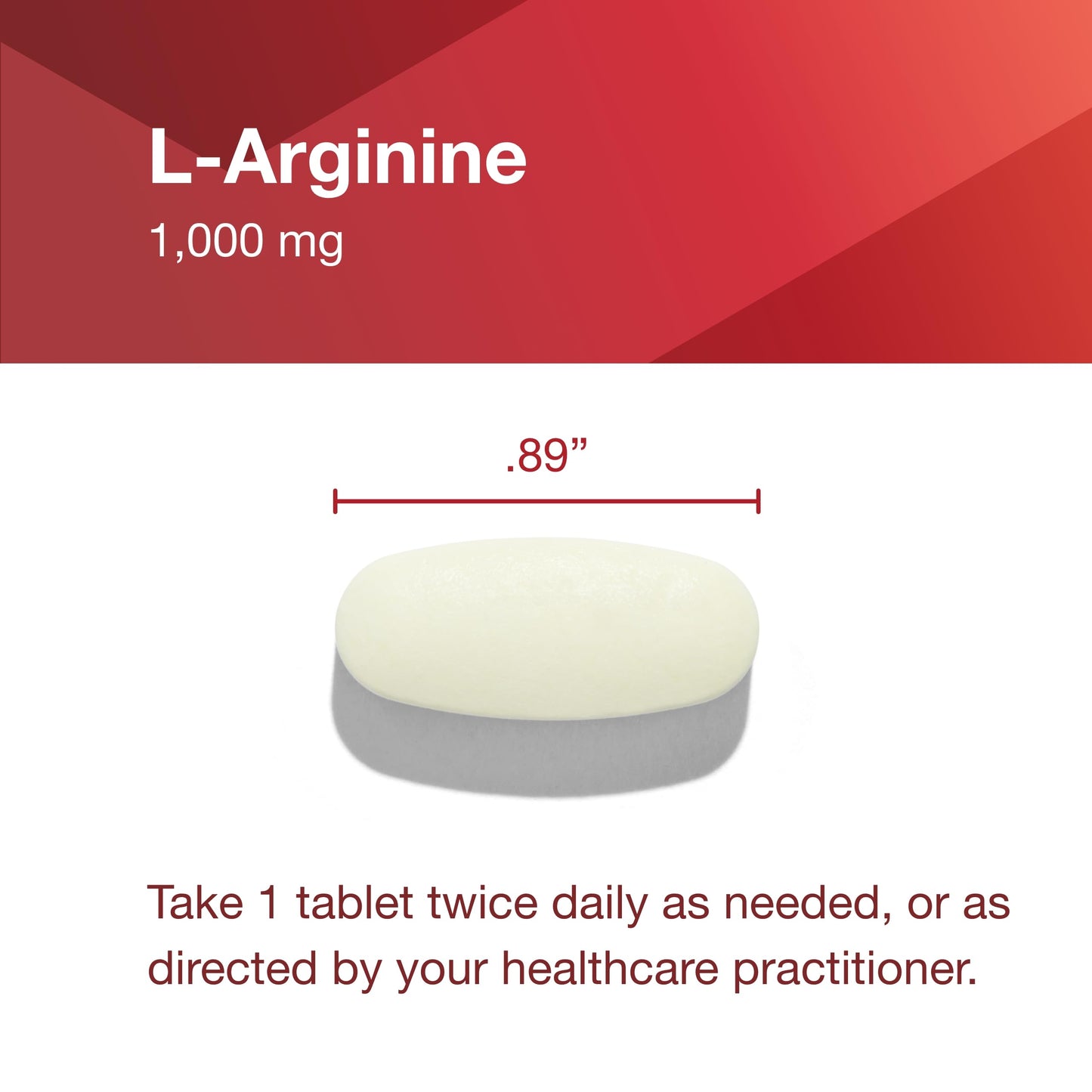 PROTOCOL FOR LIFE BALANCE L-Arginine 1000mg Tablet, 120 Tablets