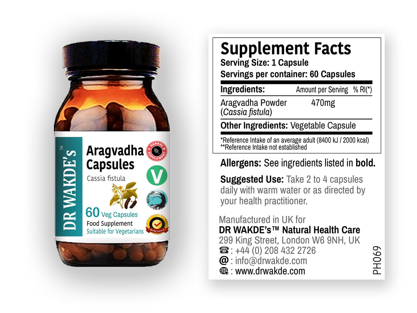 DR WAKDE's Aragwadha Capsules, 1 Count
