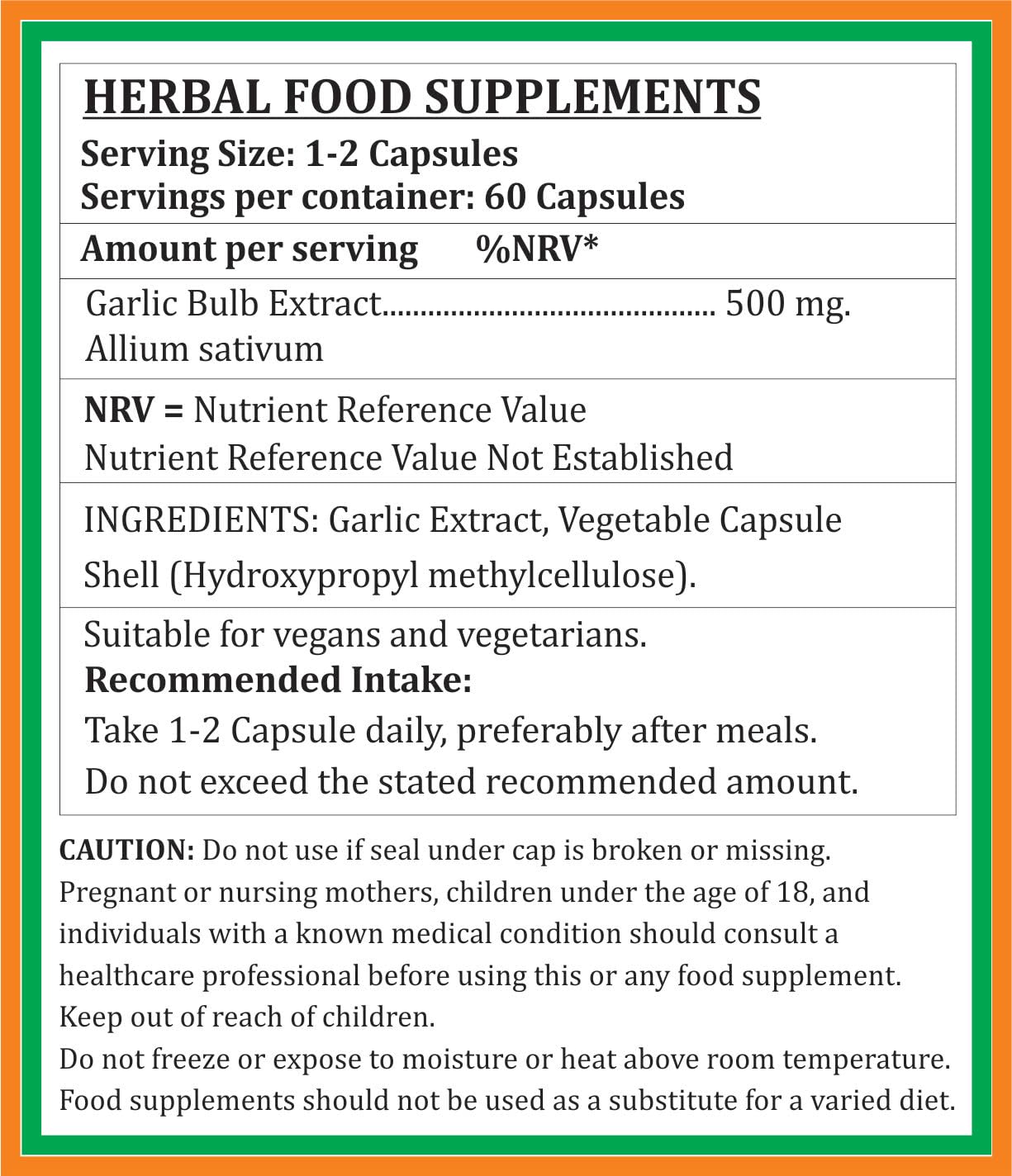 Satya Naturals Garlic Forte Capsule 120 Count