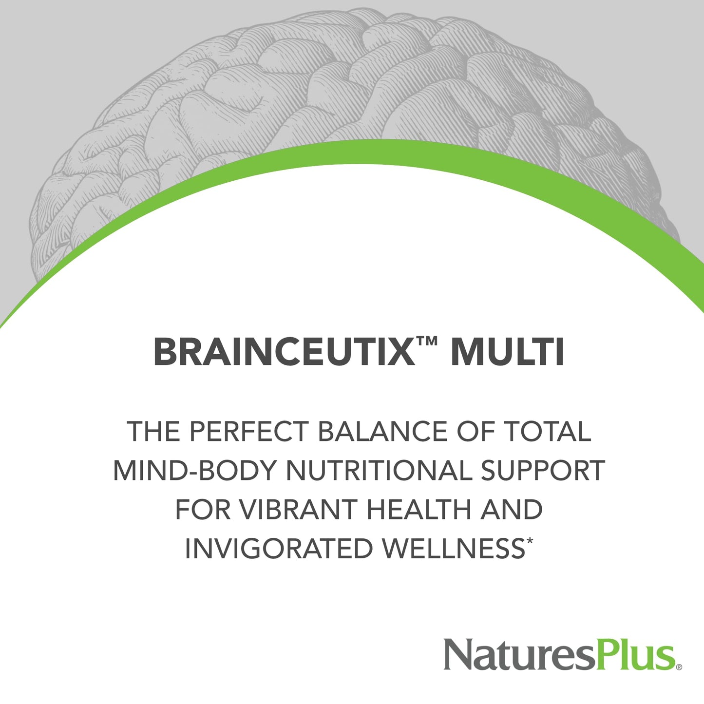 Nature's Plus BrainCeutix Multivitamin, 90 Capsules