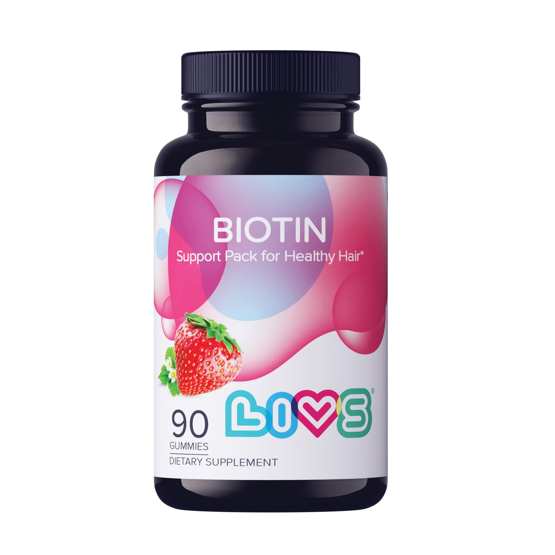 LIVS Biotin 10000mcg, 90 Gummies