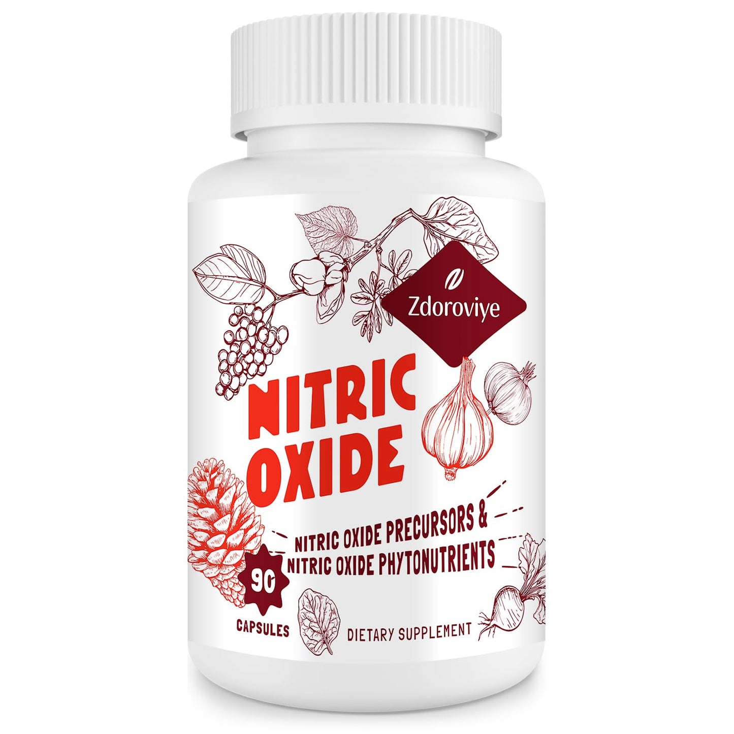 Zdoroviye Nitric Oxide Supplement for Men 180 Capsules