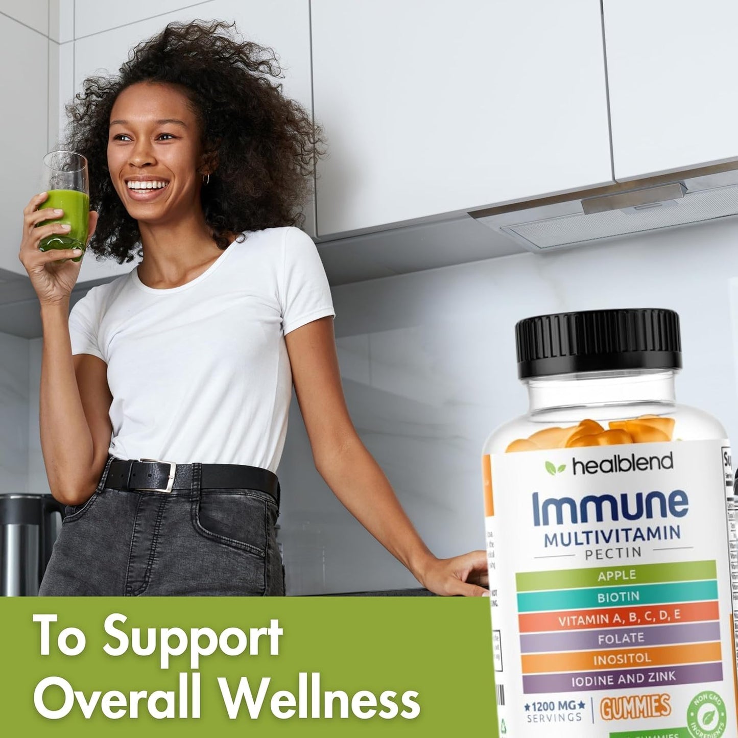 healblend Power-Packed Multivitamin Bear Gummies for Adult 60 Gummies
