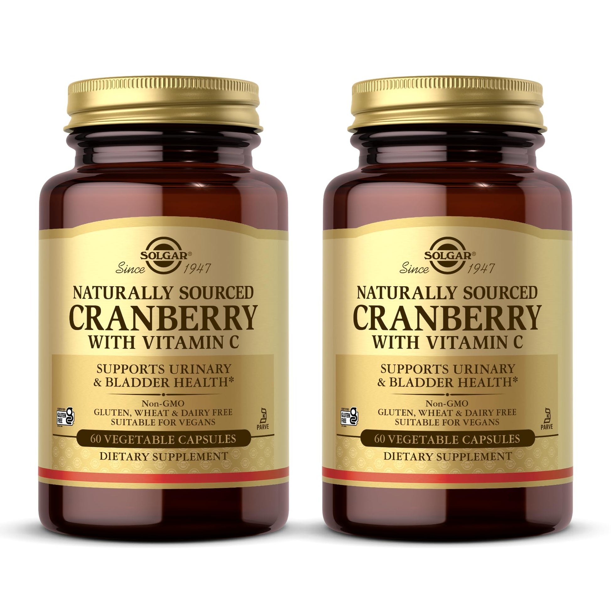 Solgar Cranberry with Vitamin C Capsules, 60 Count