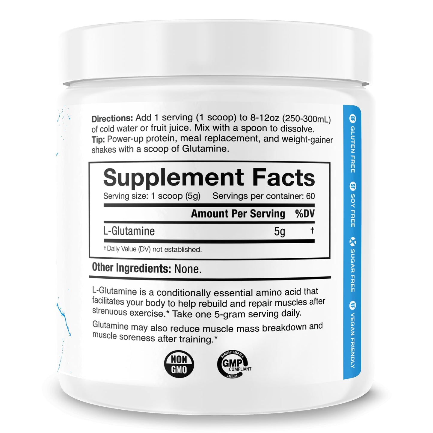 JNX Sports The Curse L-Glutamine Micronized Powder 10.6 oz