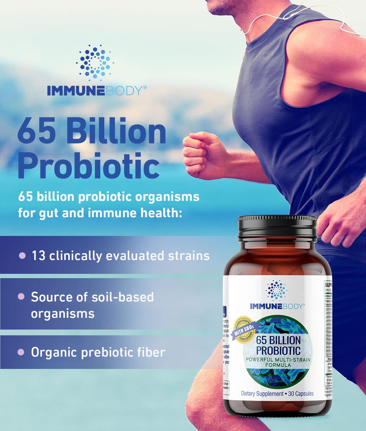 ImmuneBody Ultimate Digestive Health Probiotic Capsule 30 Capsules