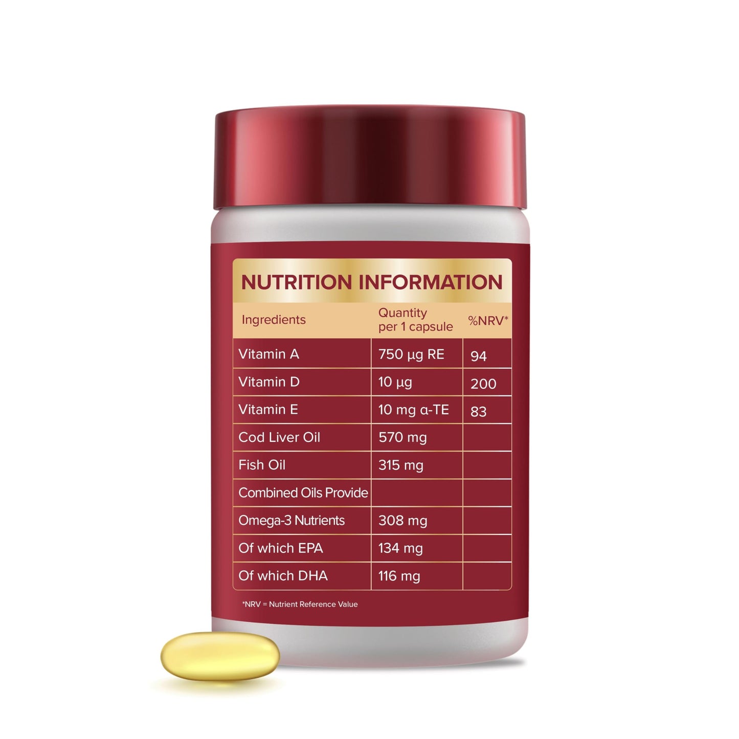 Sevenseas Cod Liver Oil Extra High Strength Capsule 1