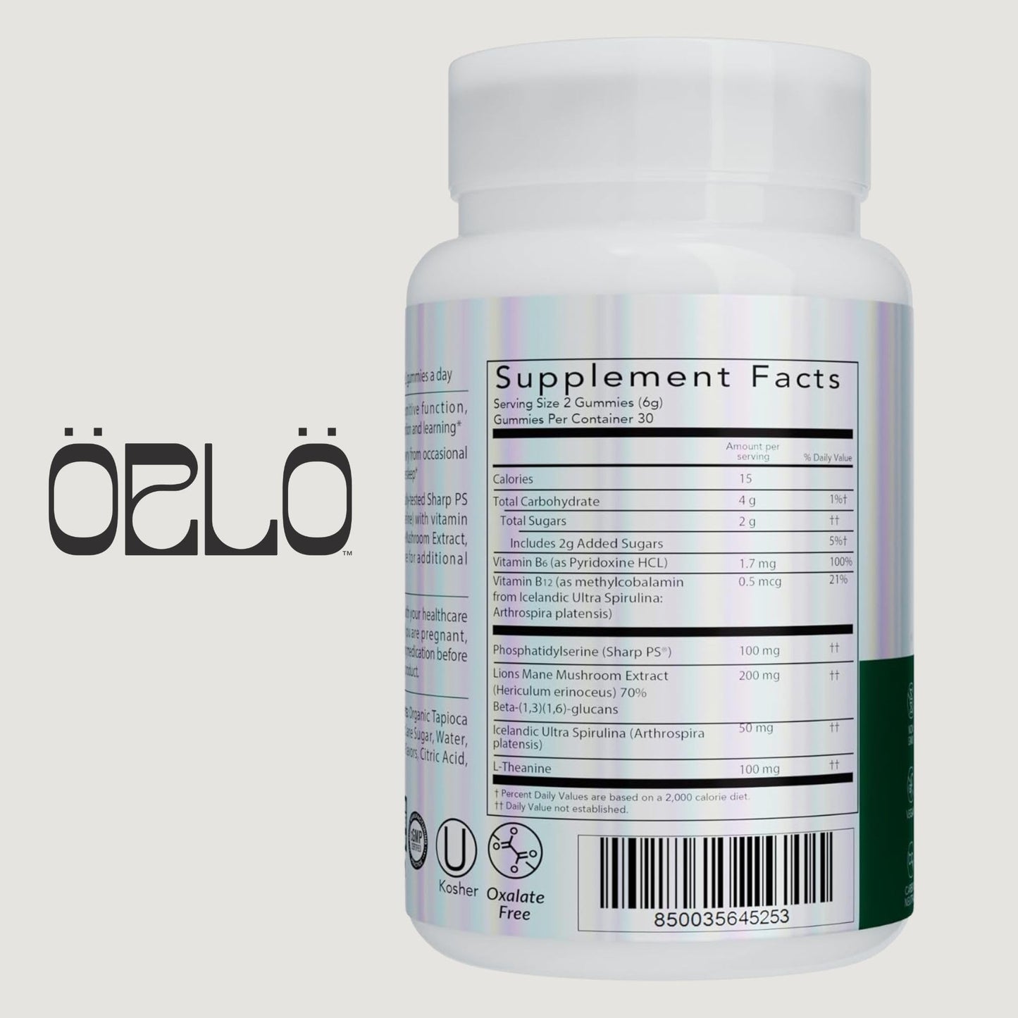 Orlo Focus & Memory Gummies, 60 Count