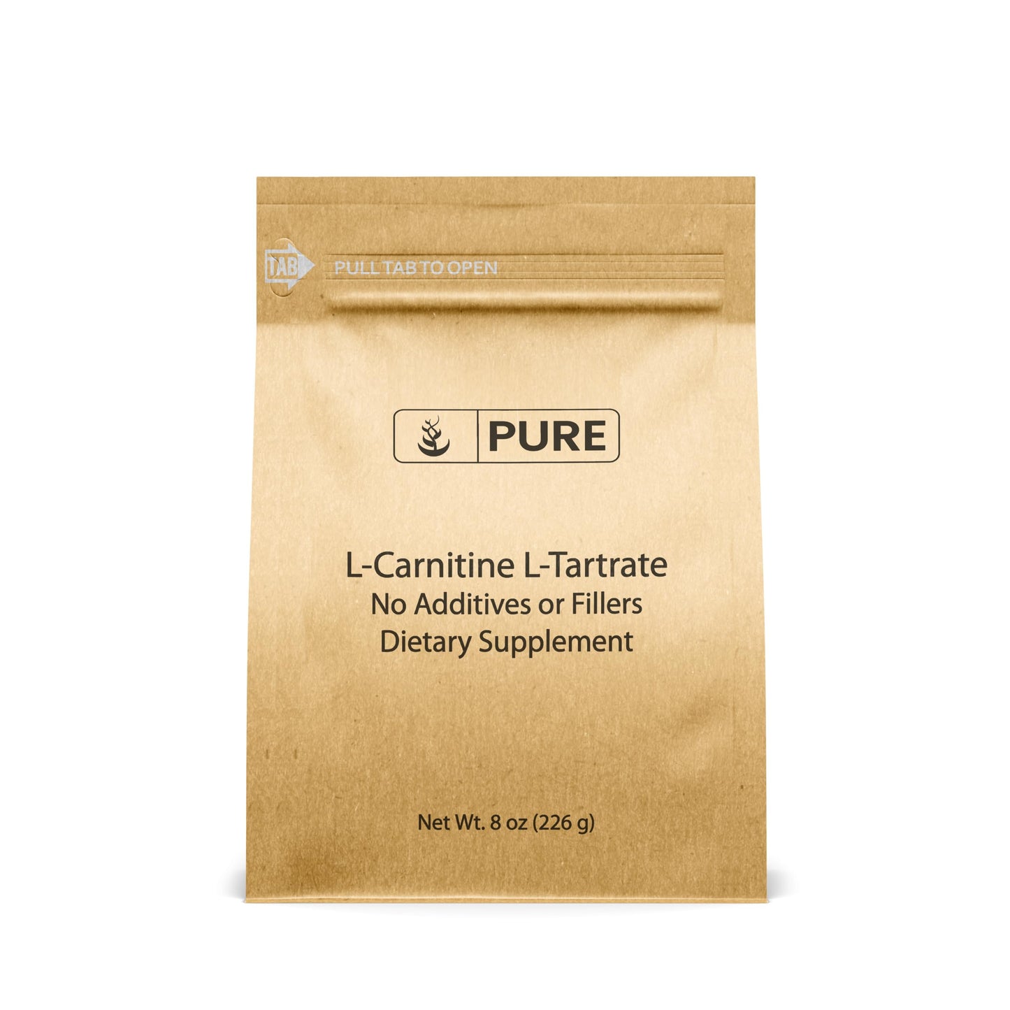 PURE ORIGINAL INGREDIENTS L-Carnitine L-Tartrate Powder, 8 oz