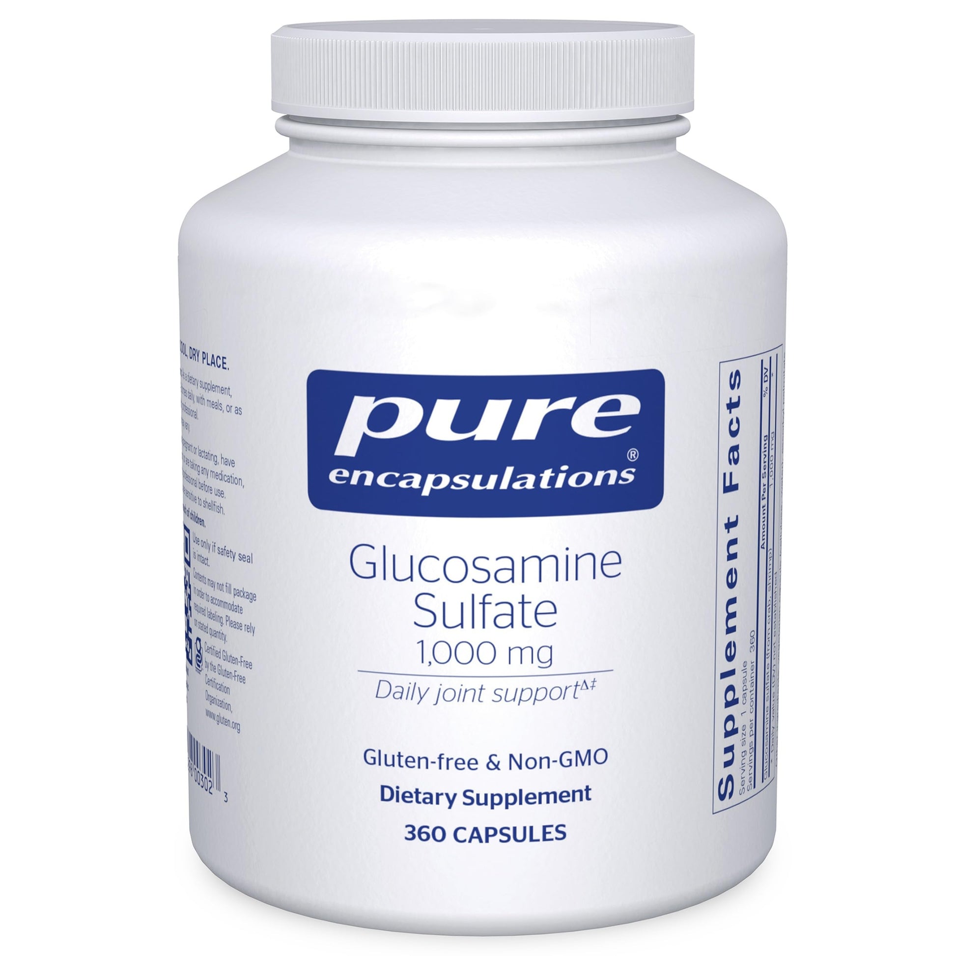 Pure Encapsulations Glucosamine Sulfate 1,000 mg, 360 Capsules